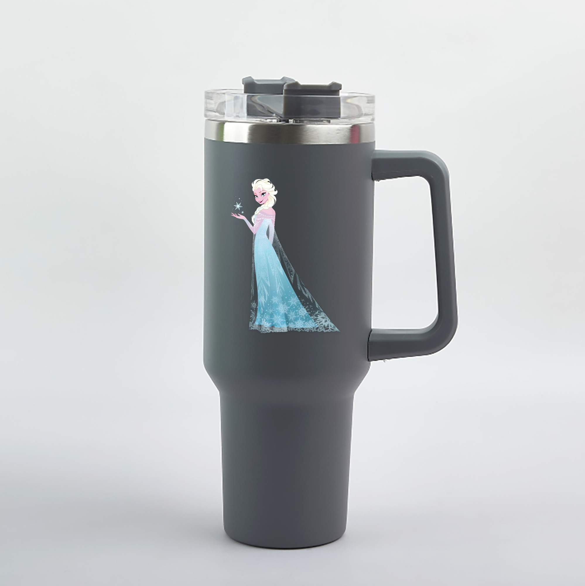 （画像用） アナと雪の女王 アンナ エルサ Frozen Anna Elsa 1200mL車用タンブラー（カラープリント）