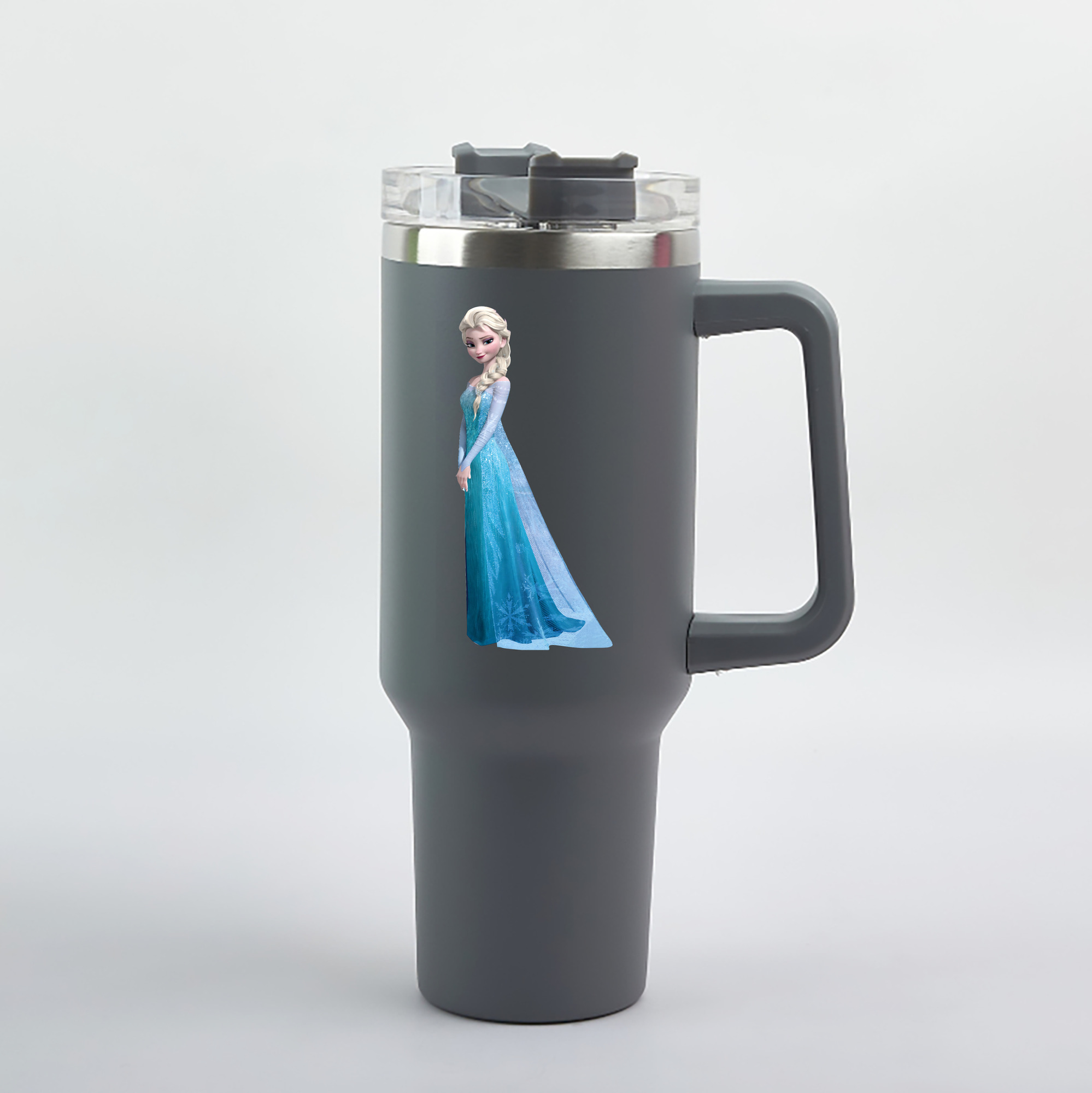 （画像用） アナと雪の女王 アンナ エルサ Frozen Anna Elsa 1200mL車用タンブラー（カラープリント）