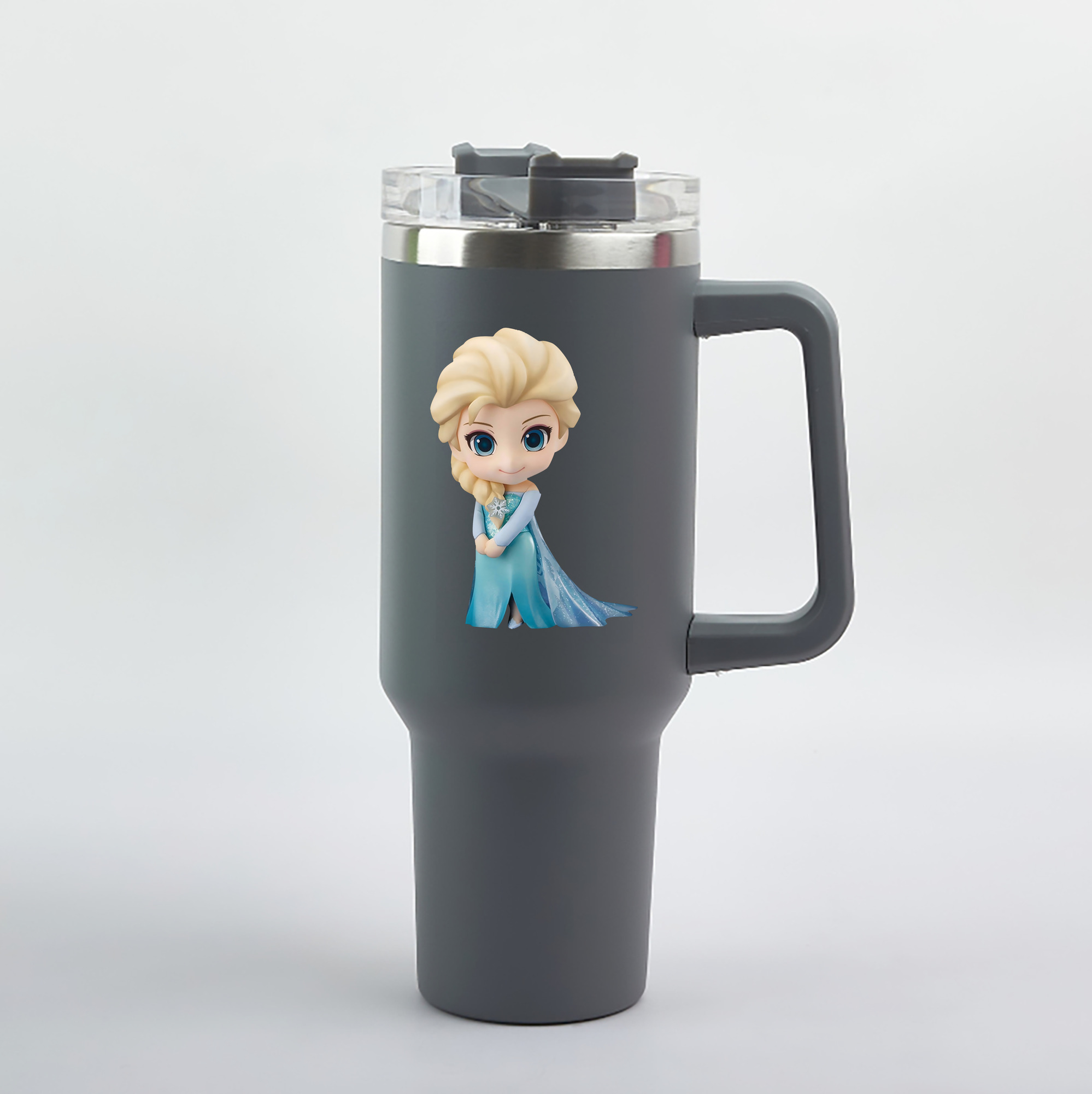 （画像用） アナと雪の女王 アンナ エルサ Frozen Anna Elsa 1200mL車用タンブラー（カラープリント）