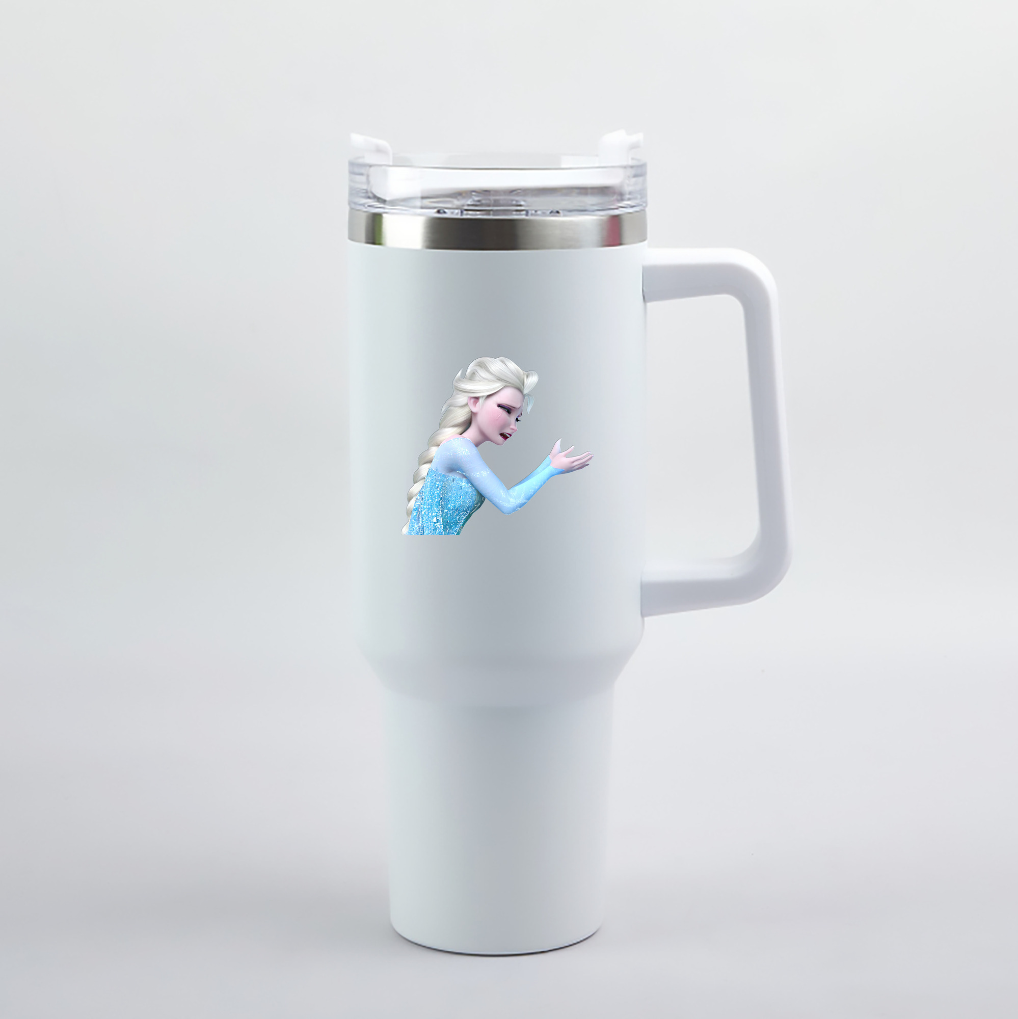 （画像用） アナと雪の女王 アンナ エルサ Frozen Anna Elsa 1200mL車用タンブラー（カラープリント）