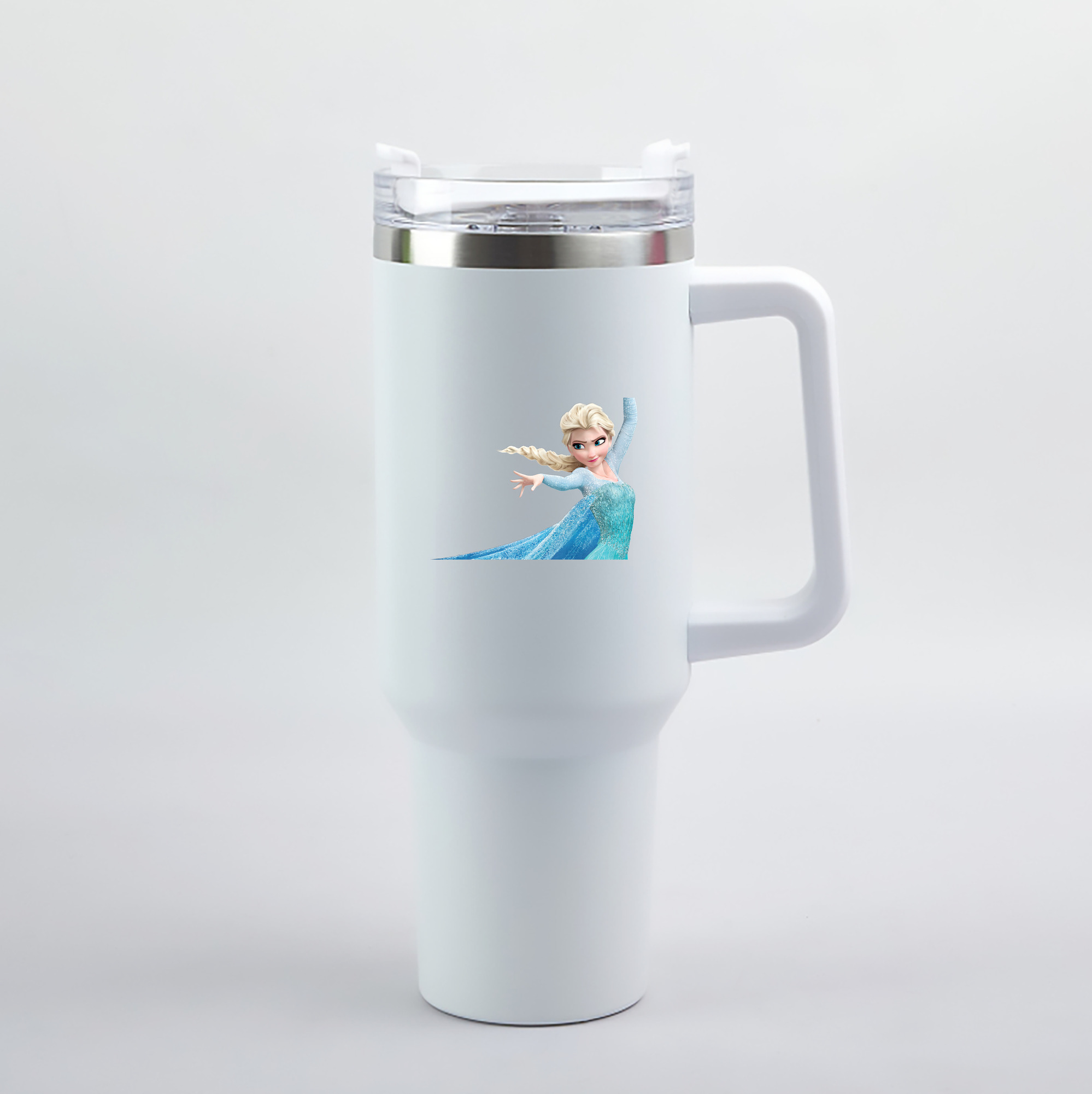 （画像用） アナと雪の女王 アンナ エルサ Frozen Anna Elsa 1200mL車用タンブラー（カラープリント）