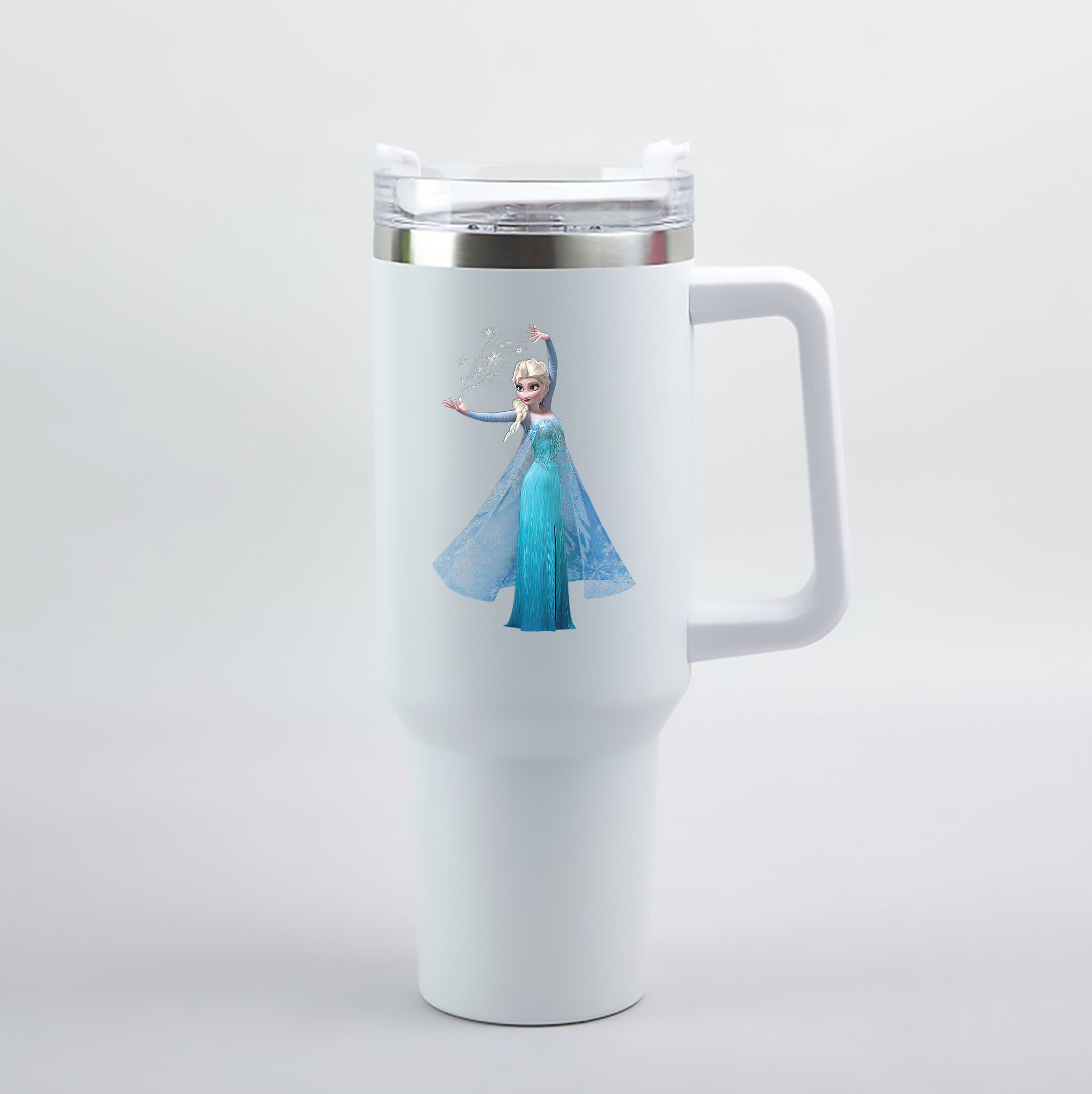 （画像用） アナと雪の女王 アンナ エルサ Frozen Anna Elsa 1200mL車用タンブラー（カラープリント）