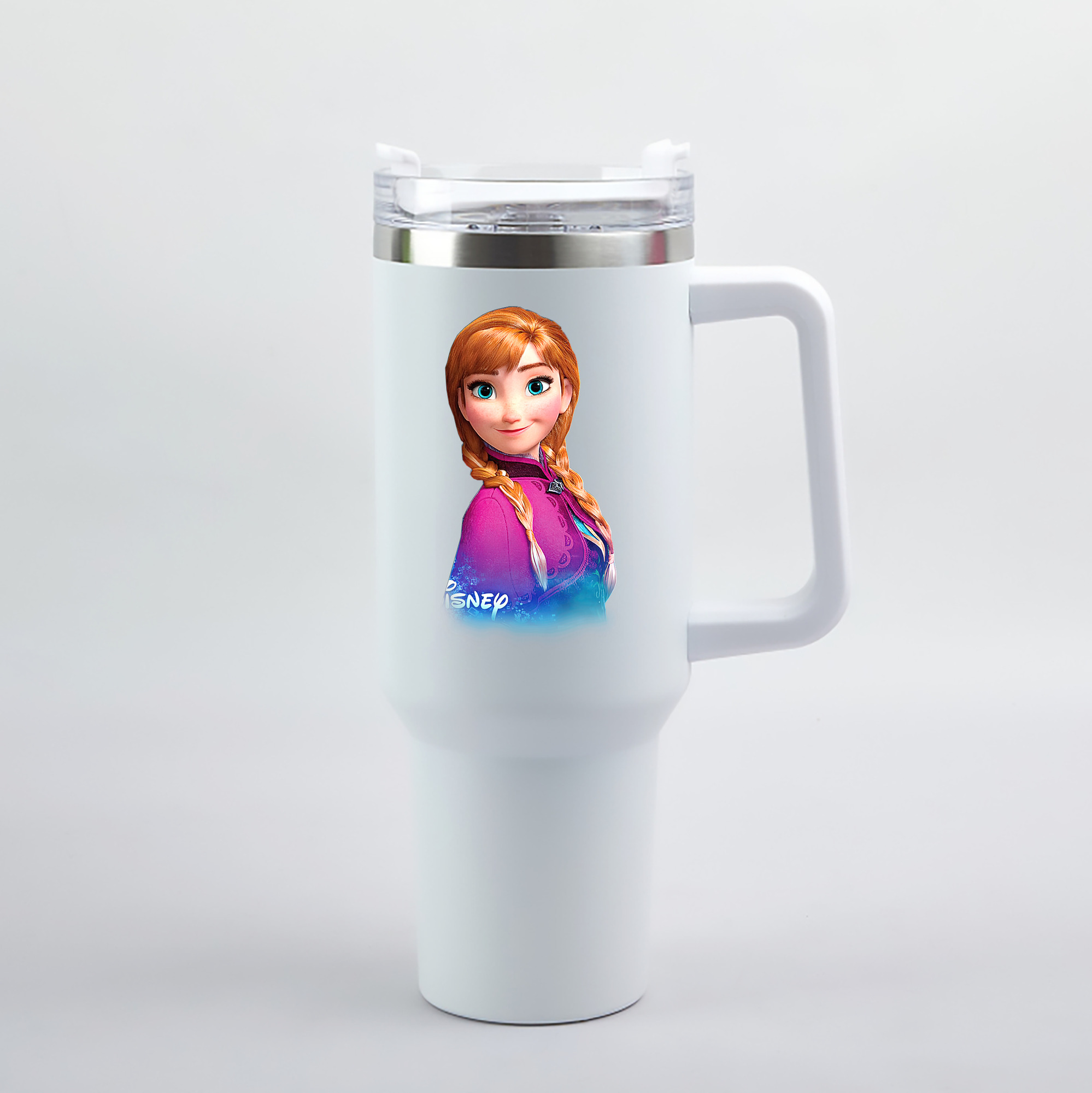（画像用） アナと雪の女王 アンナ エルサ Frozen Anna Elsa 1200mL車用タンブラー（カラープリント）