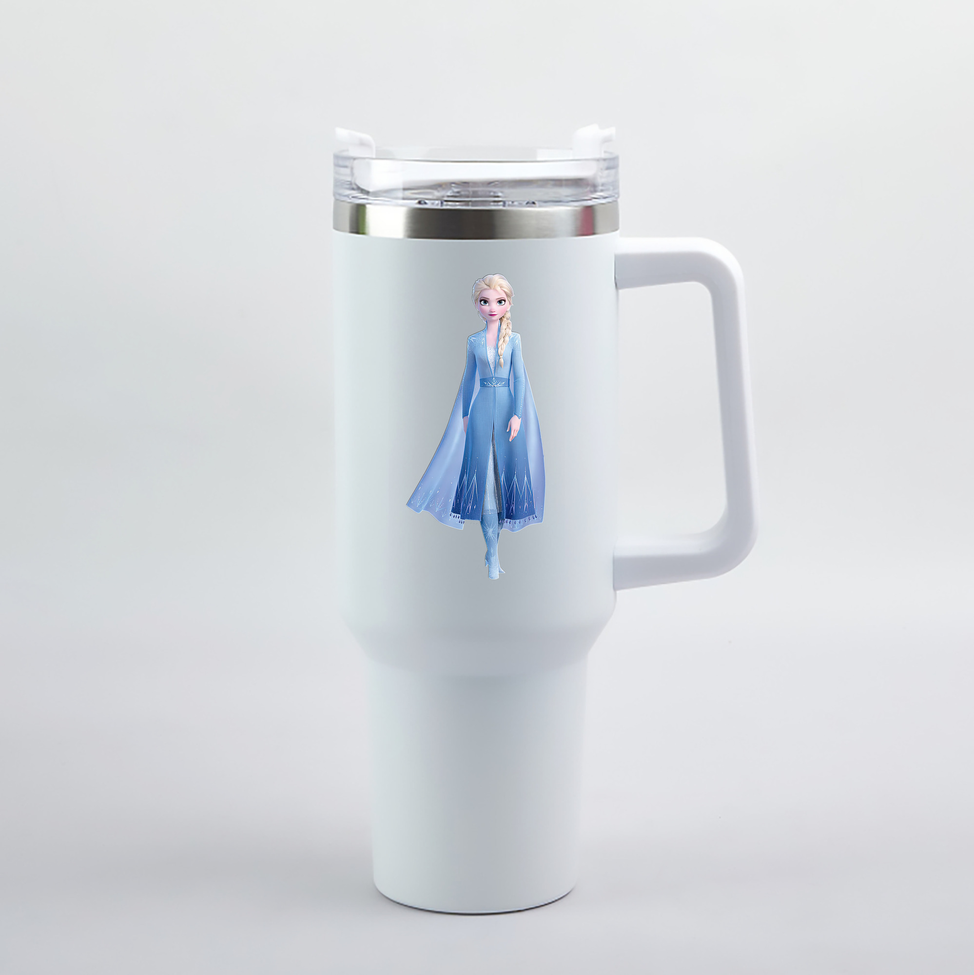 （画像用） アナと雪の女王 アンナ エルサ Frozen Anna Elsa 1200mL車用タンブラー（カラープリント）
