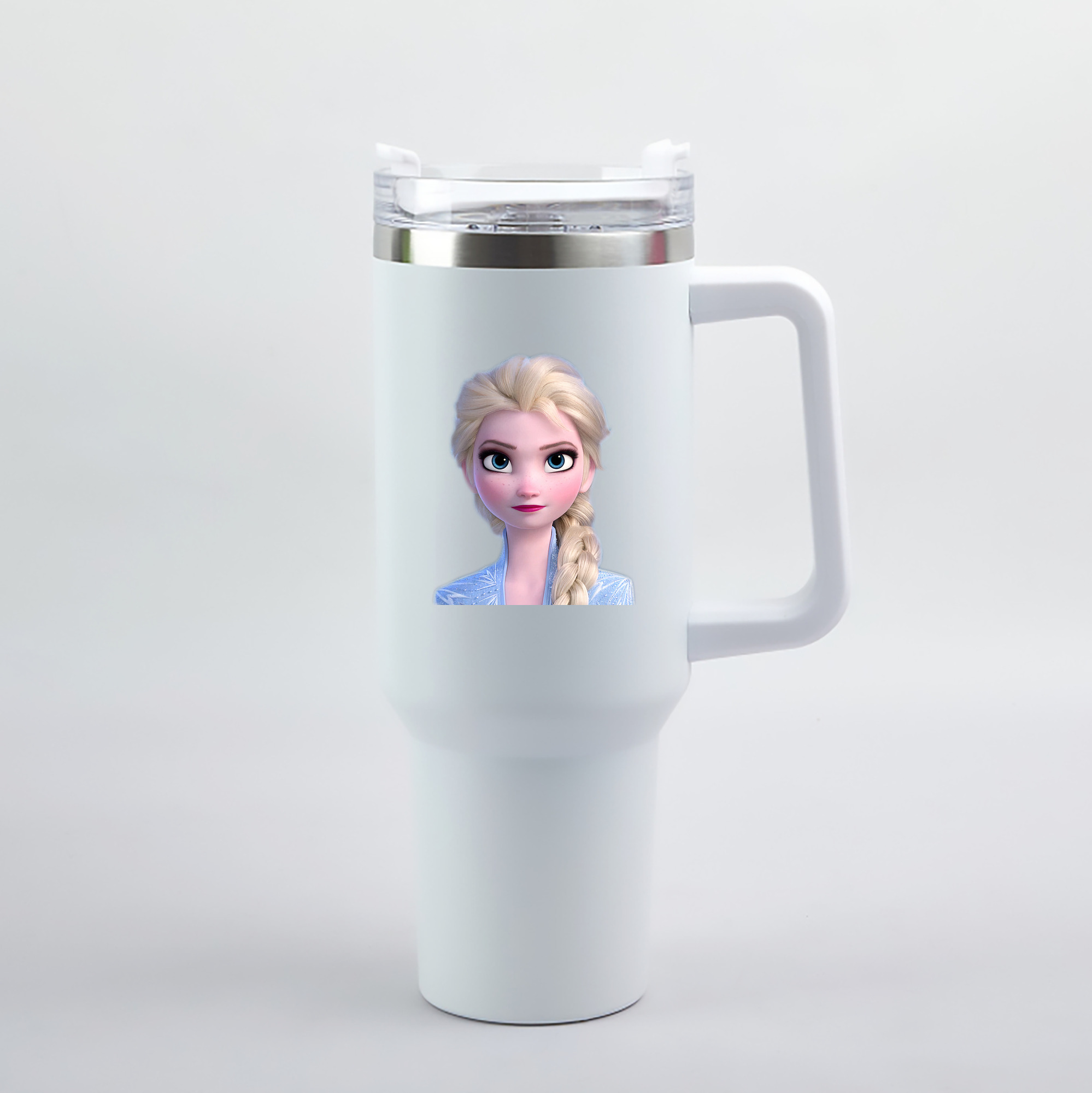 （画像用） アナと雪の女王 アンナ エルサ Frozen Anna Elsa 1200mL車用タンブラー（カラープリント）