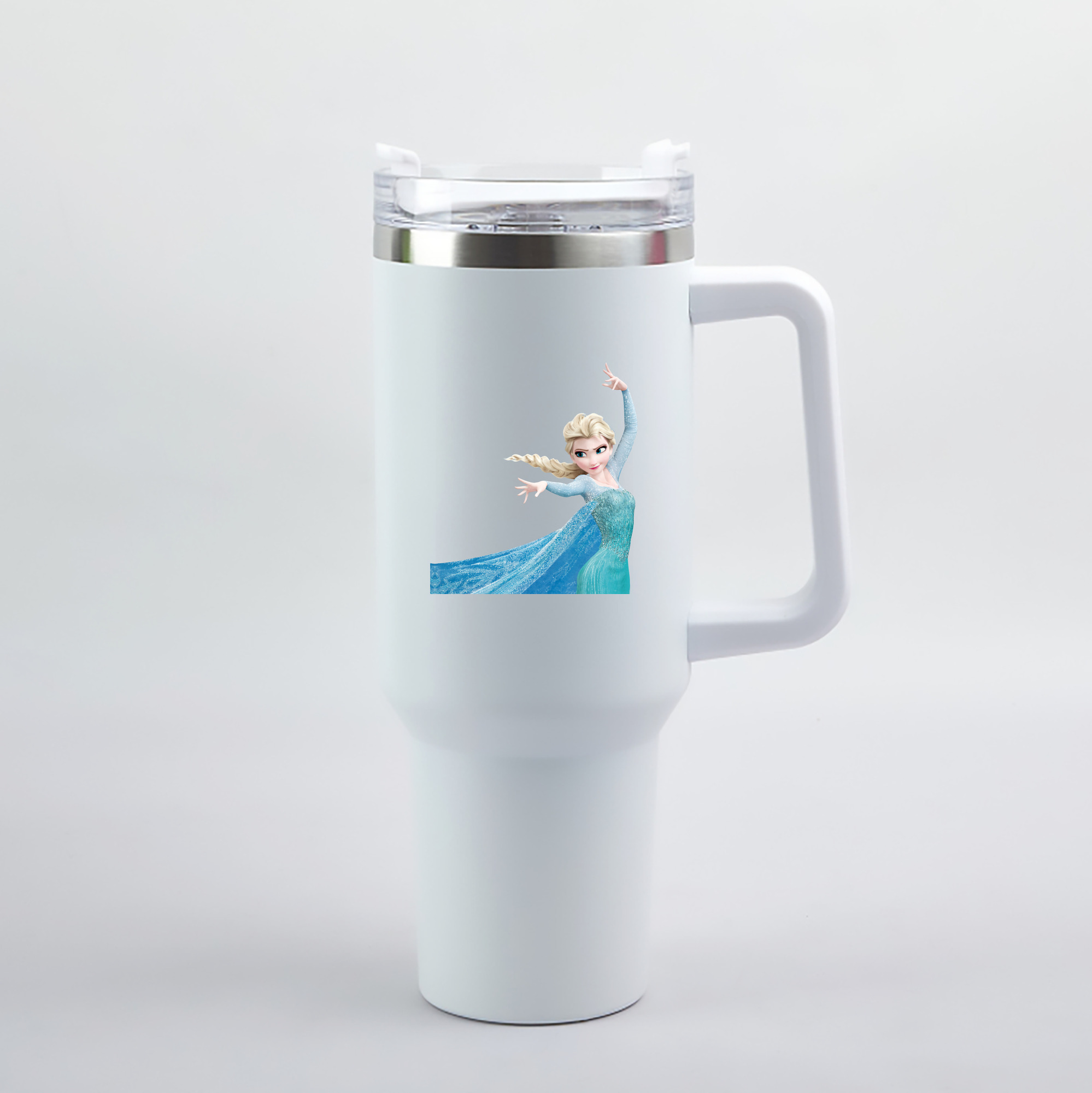 （画像用） アナと雪の女王 アンナ エルサ Frozen Anna Elsa 1200mL車用タンブラー（カラープリント）