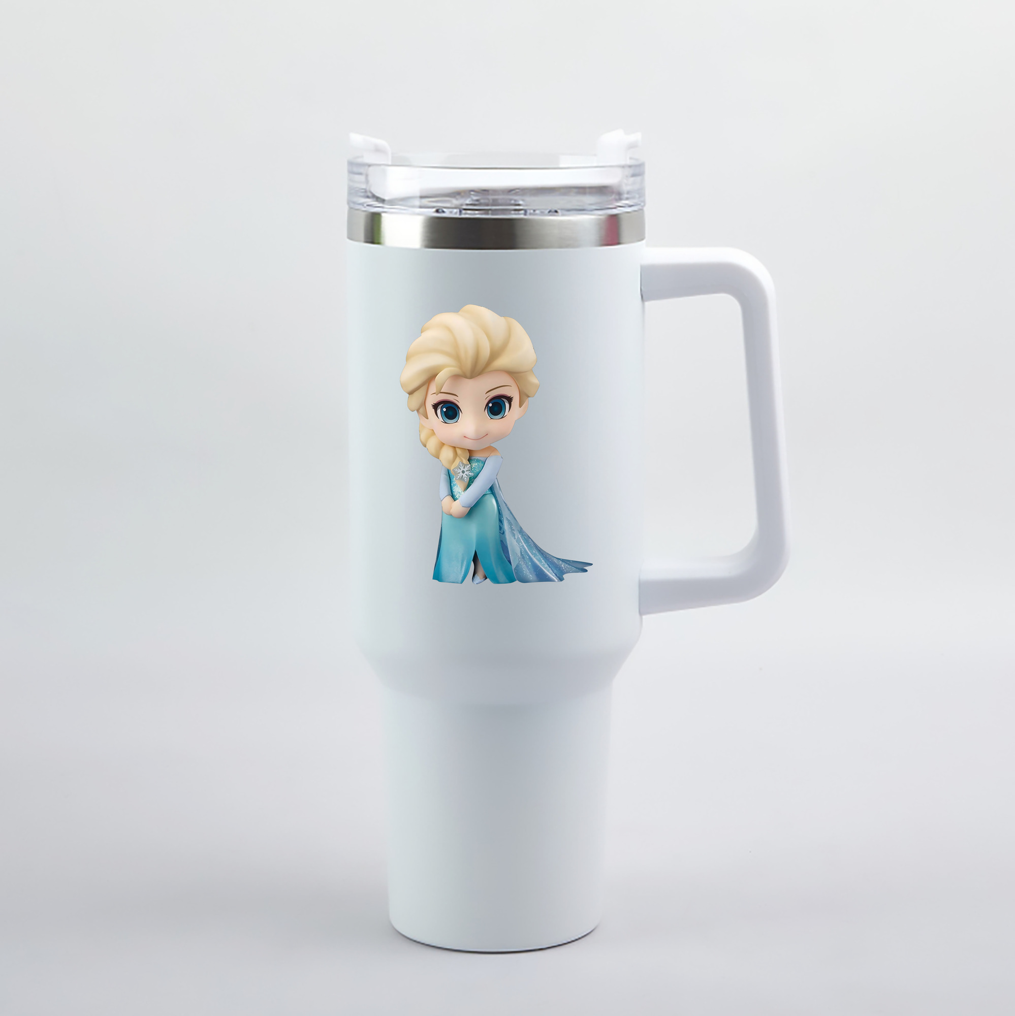 （画像用） アナと雪の女王 アンナ エルサ Frozen Anna Elsa 1200mL車用タンブラー（カラープリント）