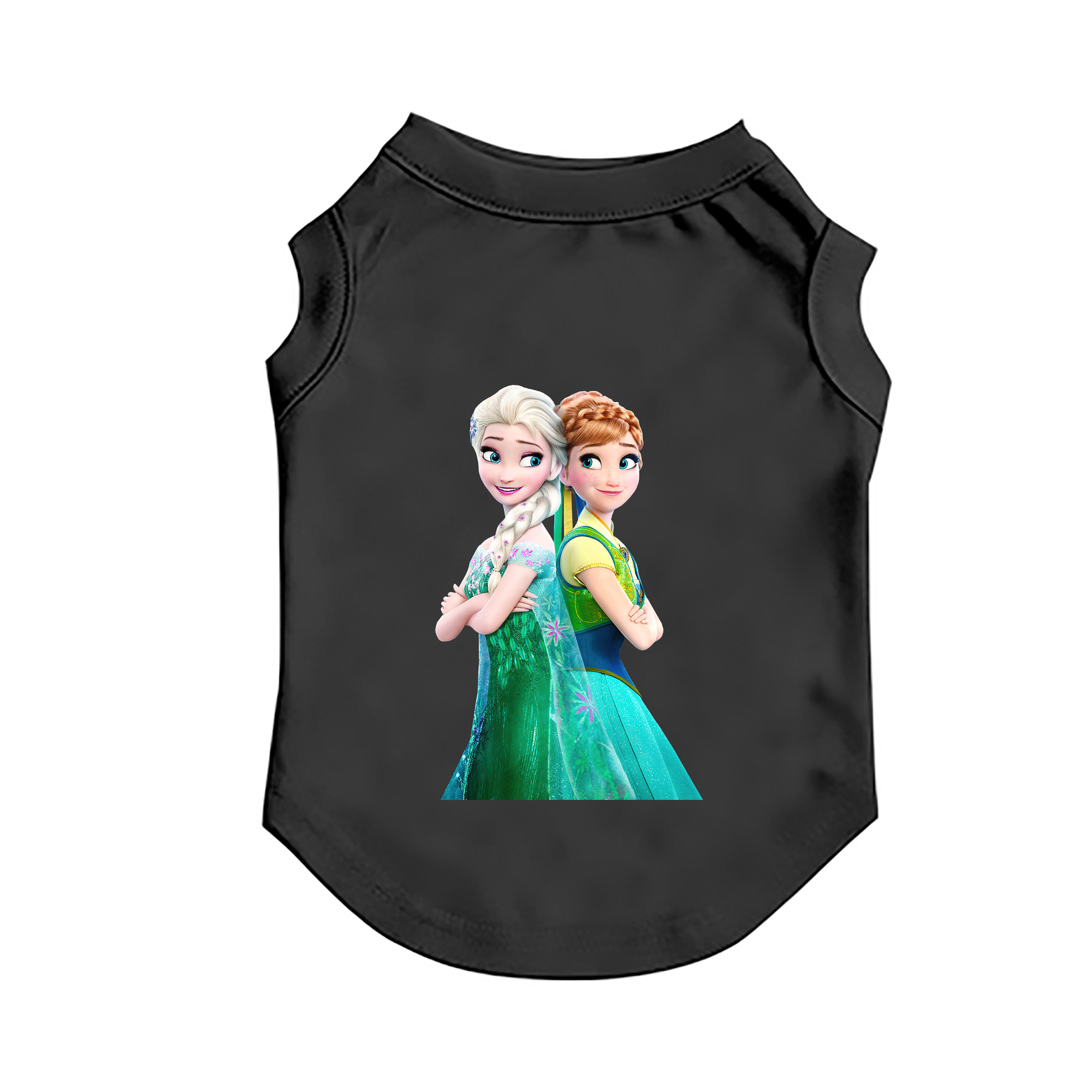 （画像用） アナと雪の女王 アンナ エルサ Frozen Anna Elsa ペット用ベスト