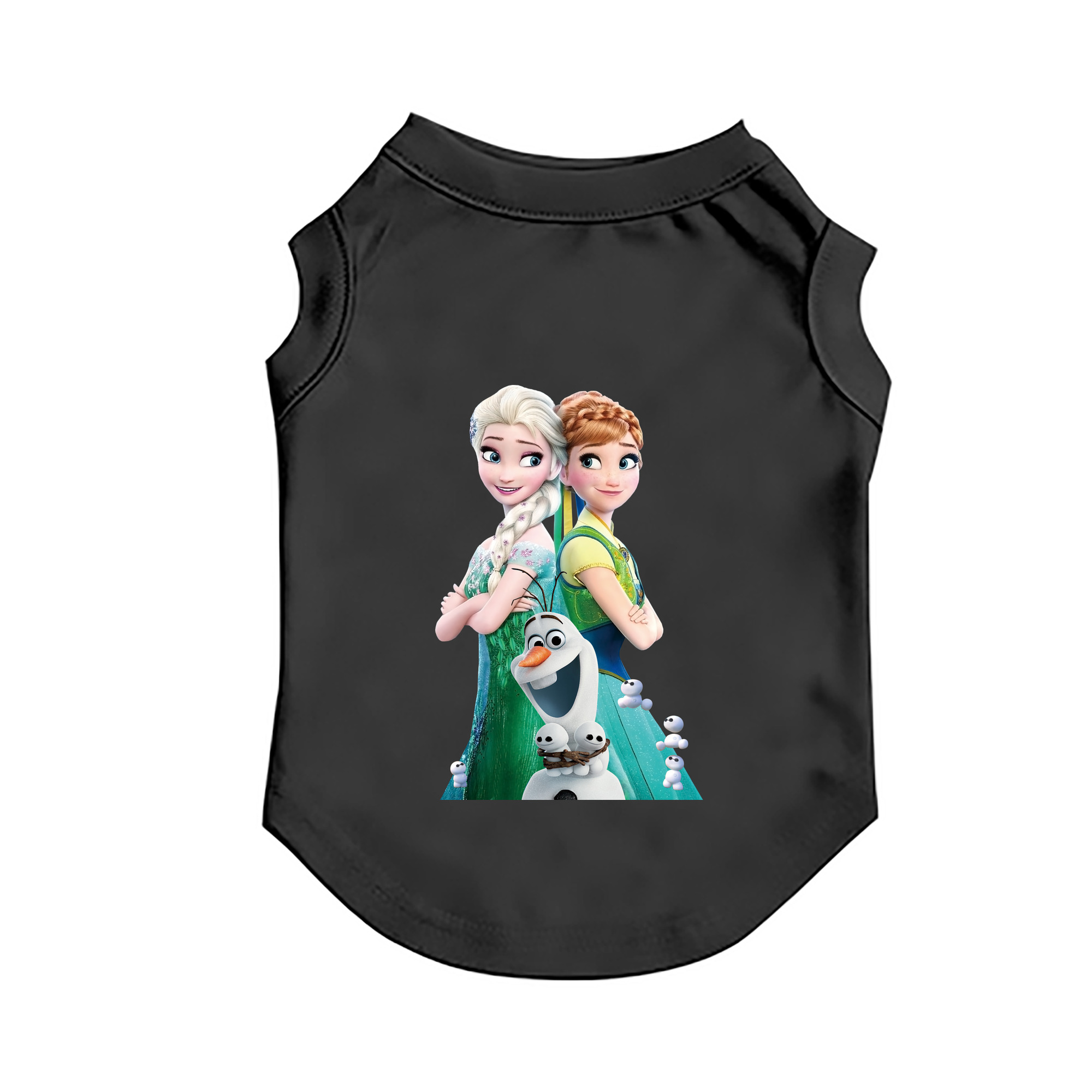（画像用） アナと雪の女王 アンナ エルサ Frozen Anna Elsa ペット用ベスト
