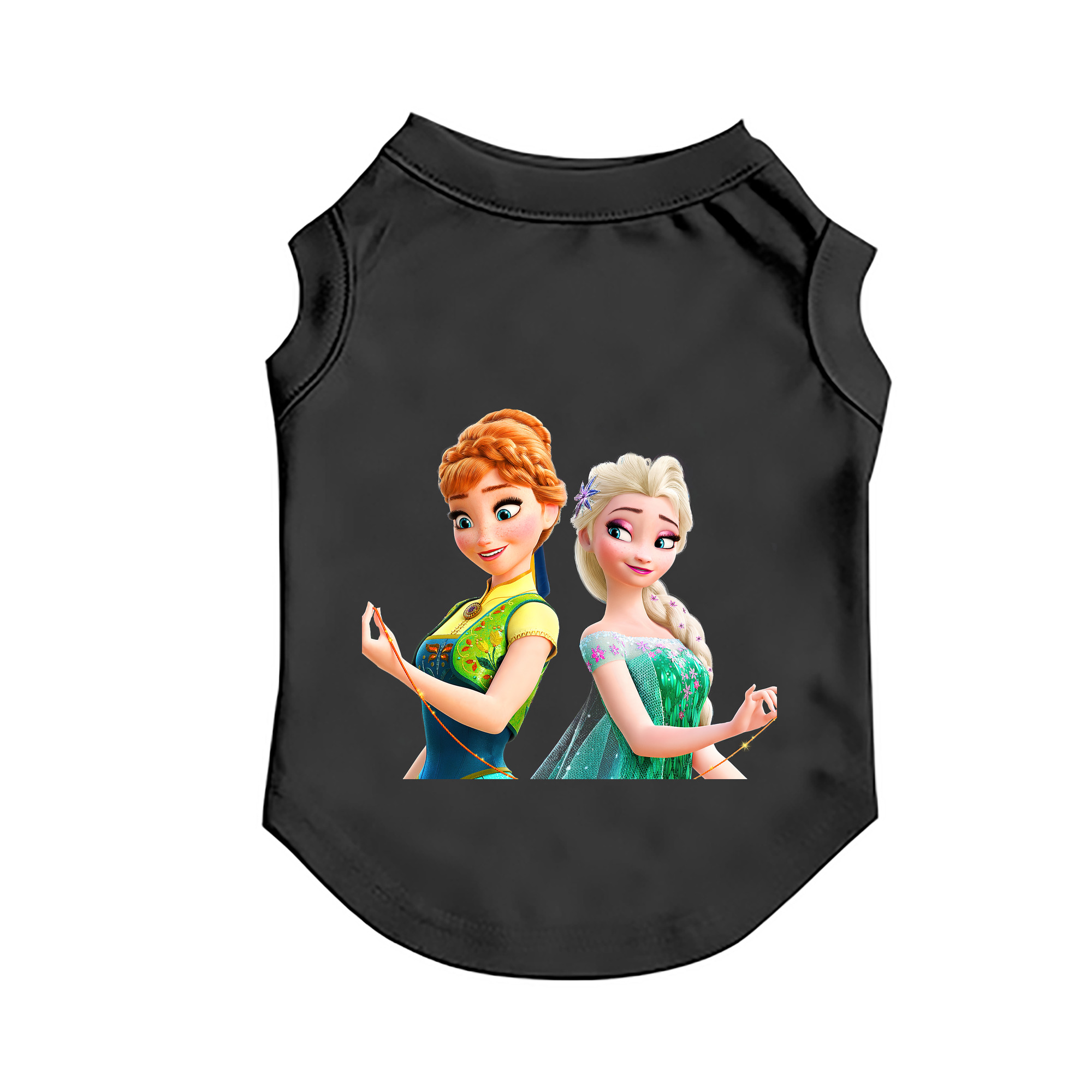 （画像用） アナと雪の女王 アンナ エルサ Frozen Anna Elsa ペット用ベスト