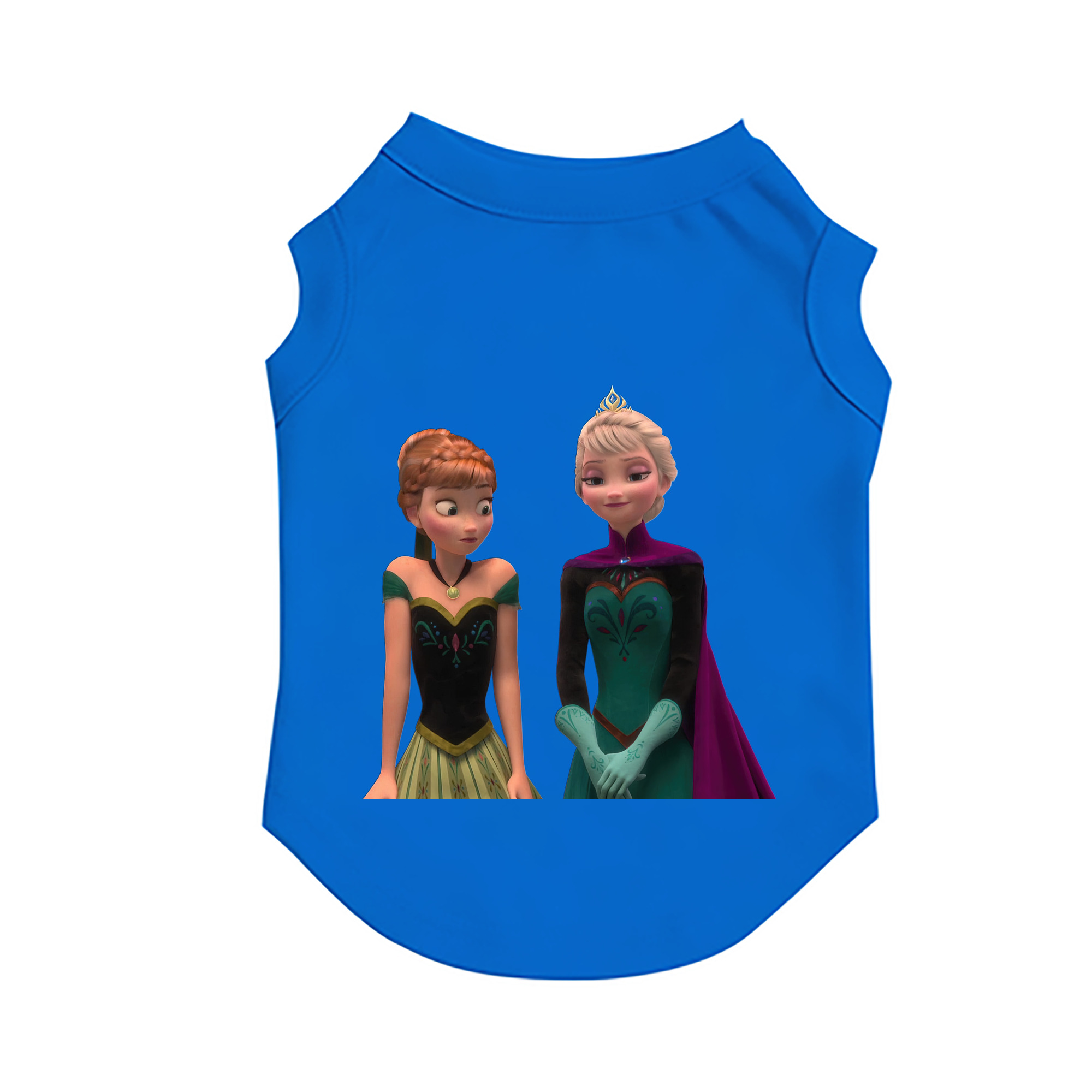 （画像用） アナと雪の女王 アンナ エルサ Frozen Anna Elsa ペット用ベスト