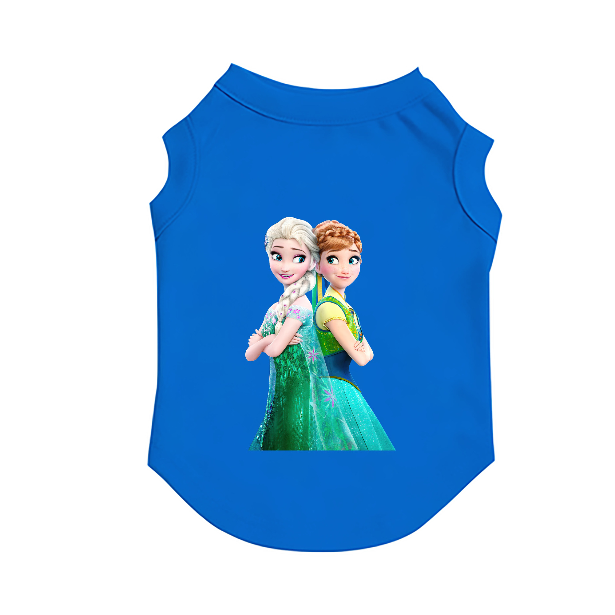 （画像用） アナと雪の女王 アンナ エルサ Frozen Anna Elsa ペット用ベスト