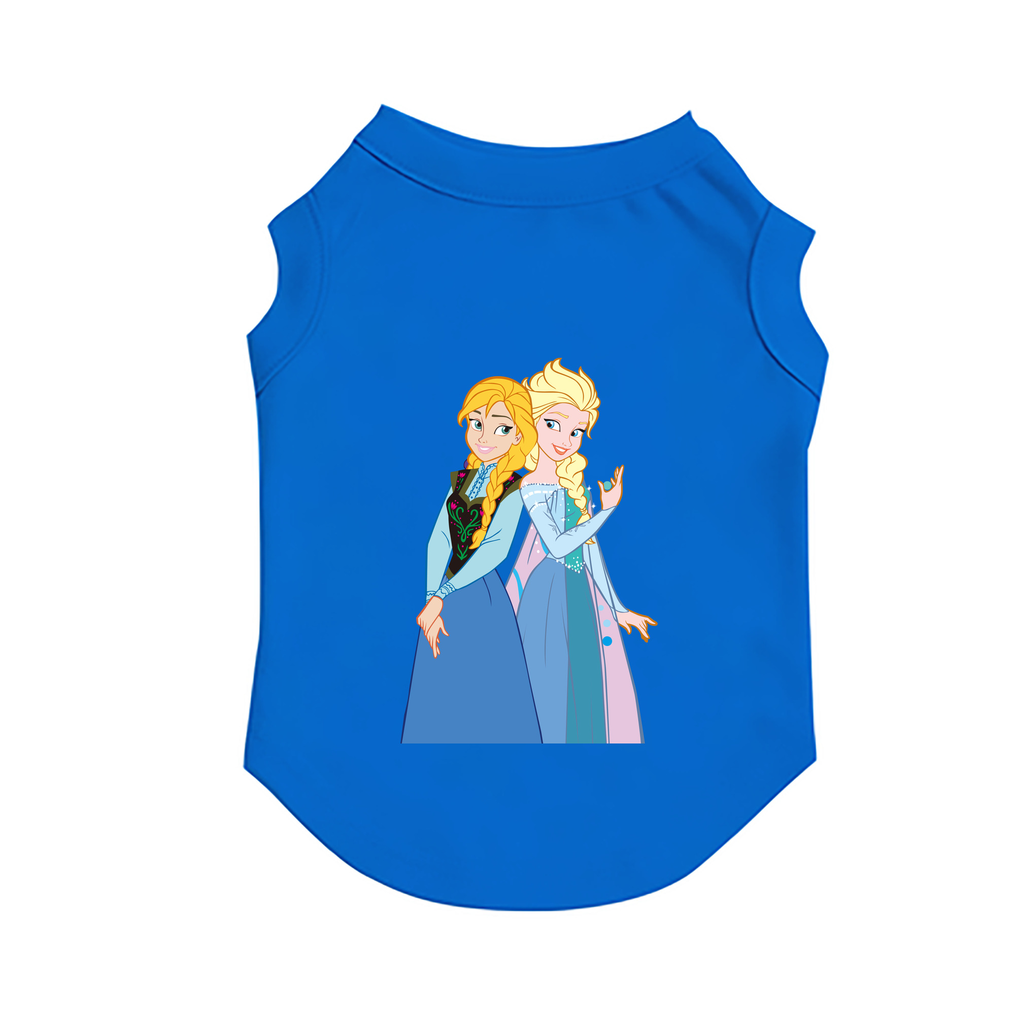 （画像用） アナと雪の女王 アンナ エルサ Frozen Anna Elsa ペット用ベスト