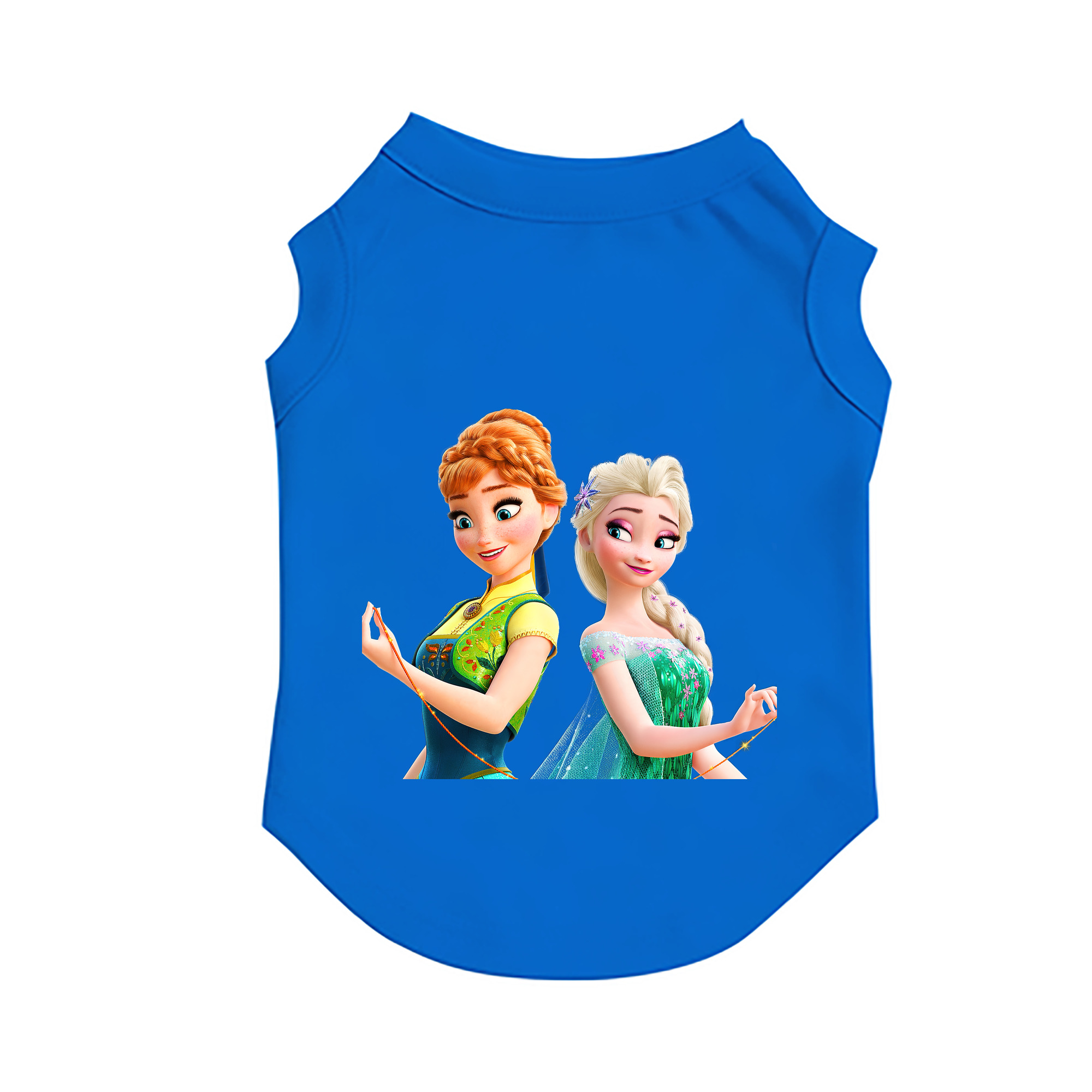 （画像用） アナと雪の女王 アンナ エルサ Frozen Anna Elsa ペット用ベスト