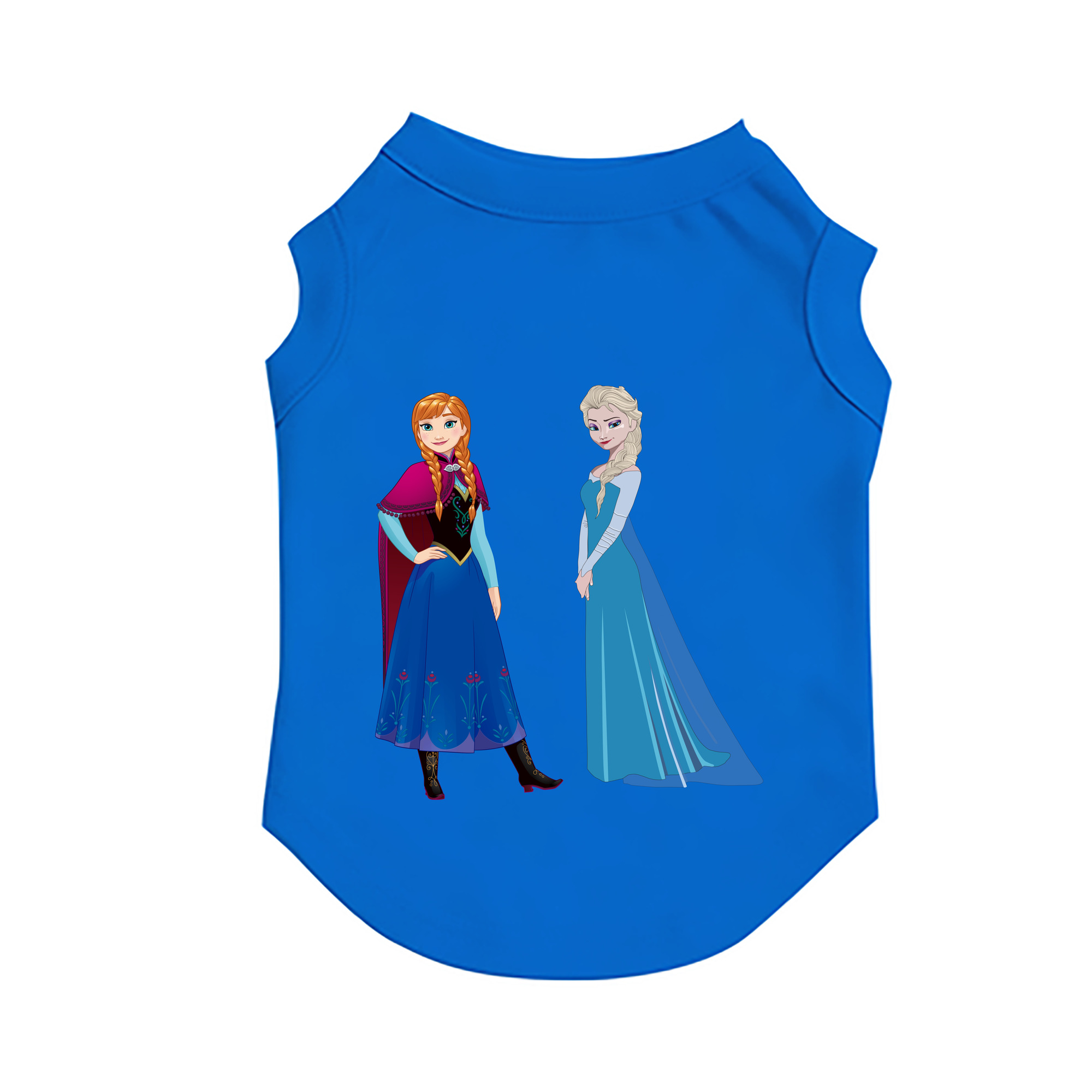 （画像用） アナと雪の女王 アンナ エルサ Frozen Anna Elsa ペット用ベスト