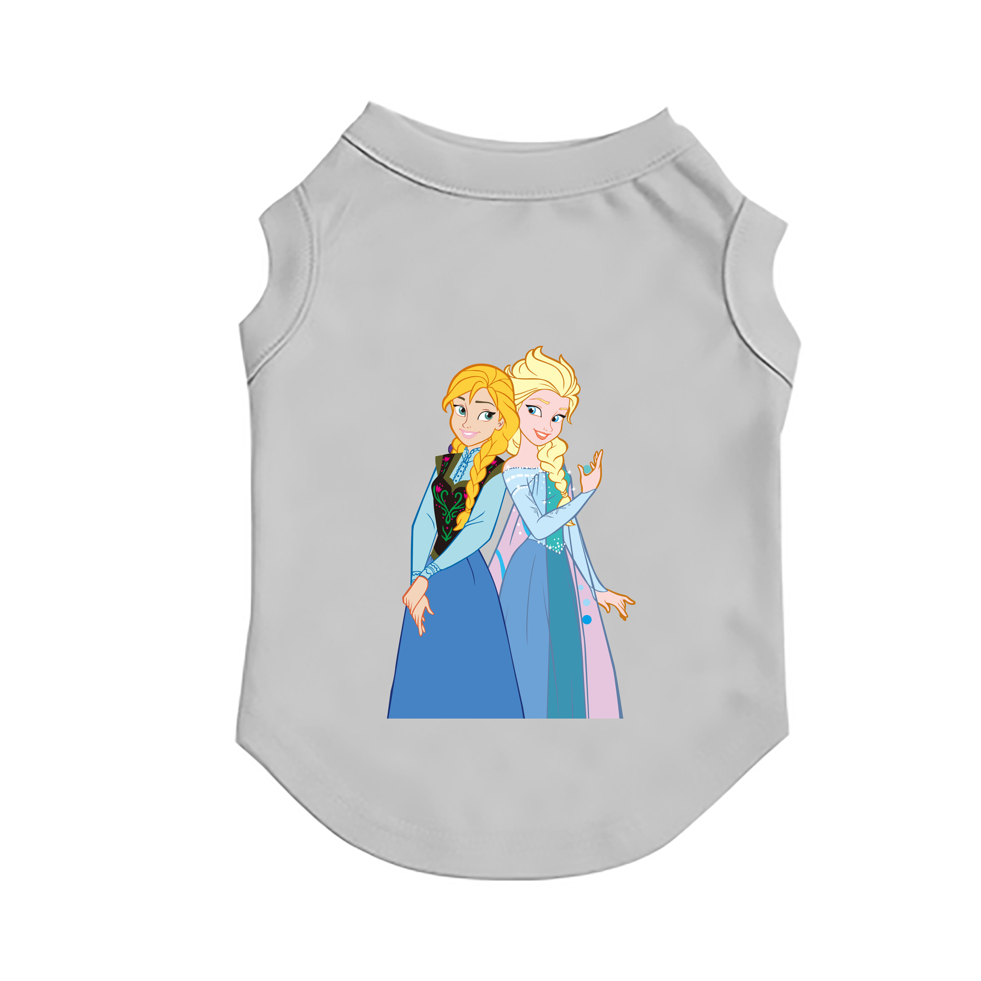 （画像用） アナと雪の女王 アンナ エルサ Frozen Anna Elsa ペット用ベスト