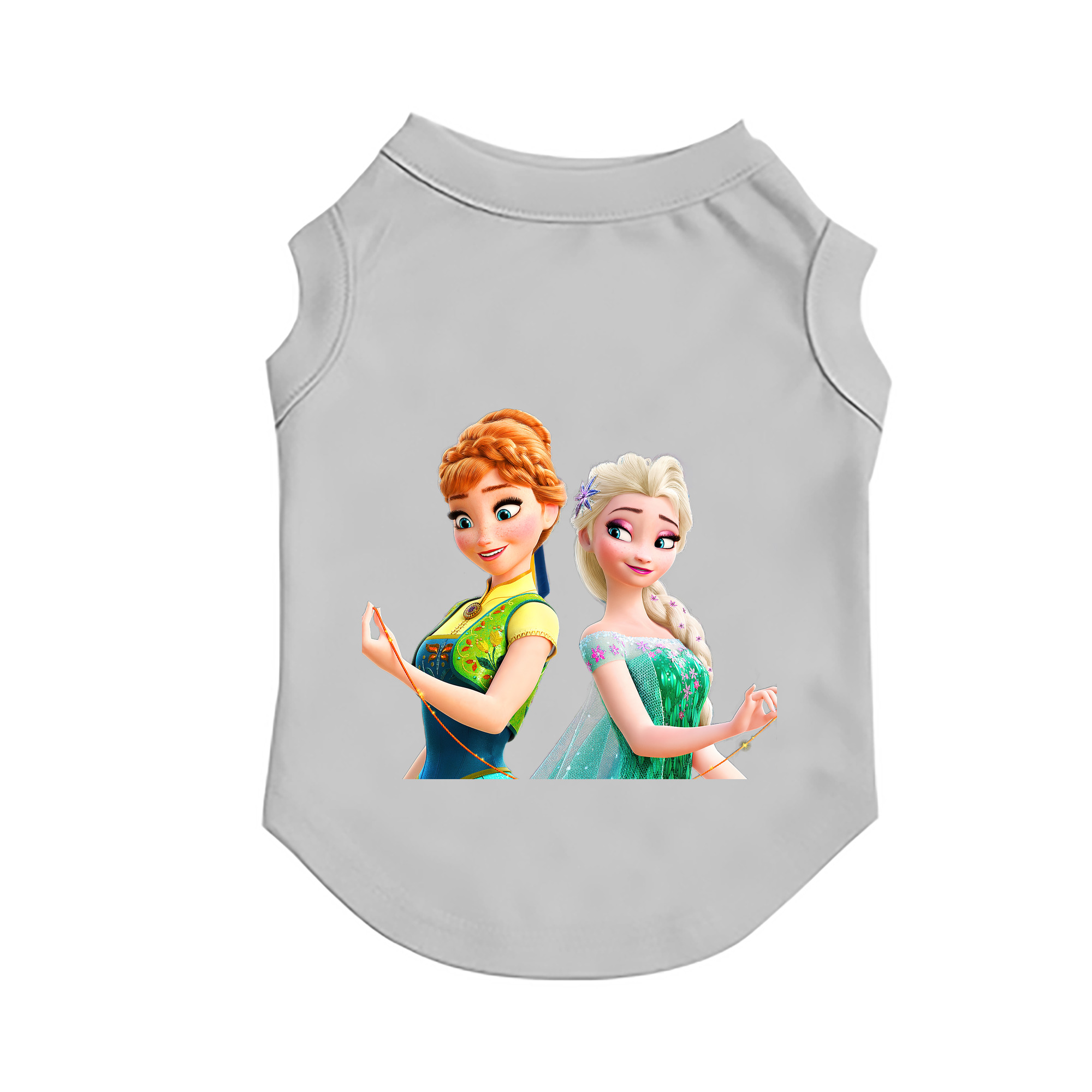 （画像用） アナと雪の女王 アンナ エルサ Frozen Anna Elsa ペット用ベスト