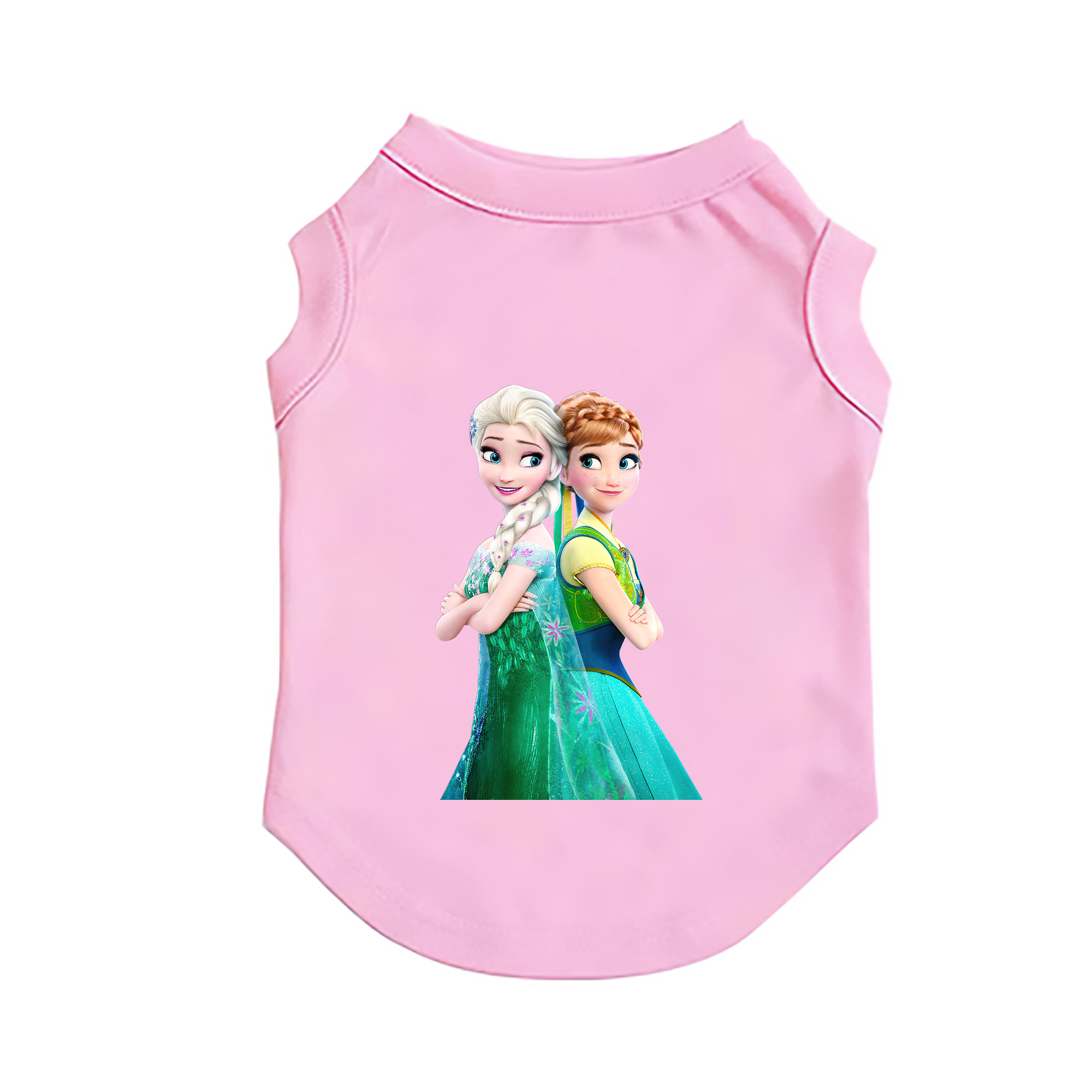 （画像用） アナと雪の女王 アンナ エルサ Frozen Anna Elsa ペット用ベスト