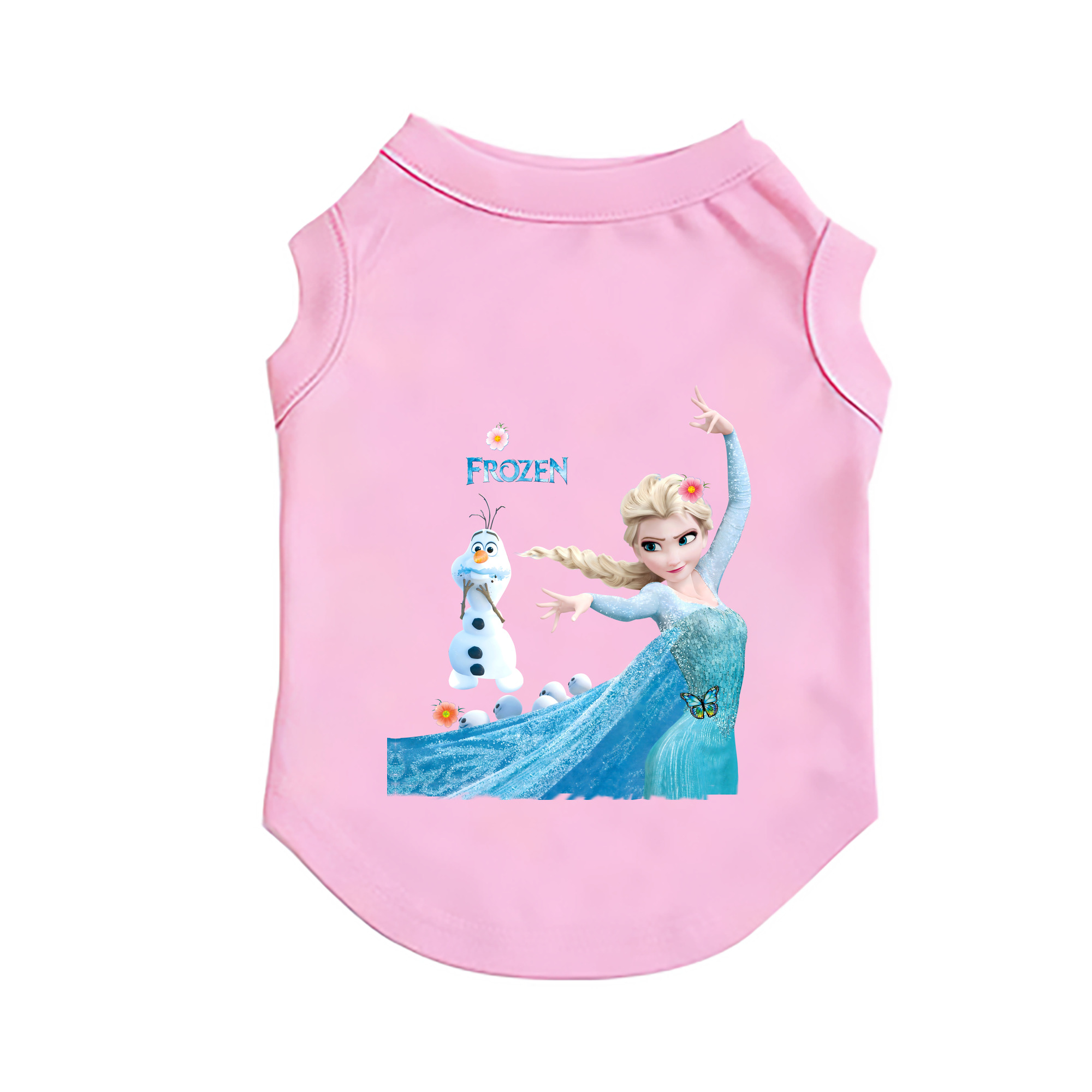 （画像用） アナと雪の女王 アンナ エルサ Frozen Anna Elsa ペット用ベスト