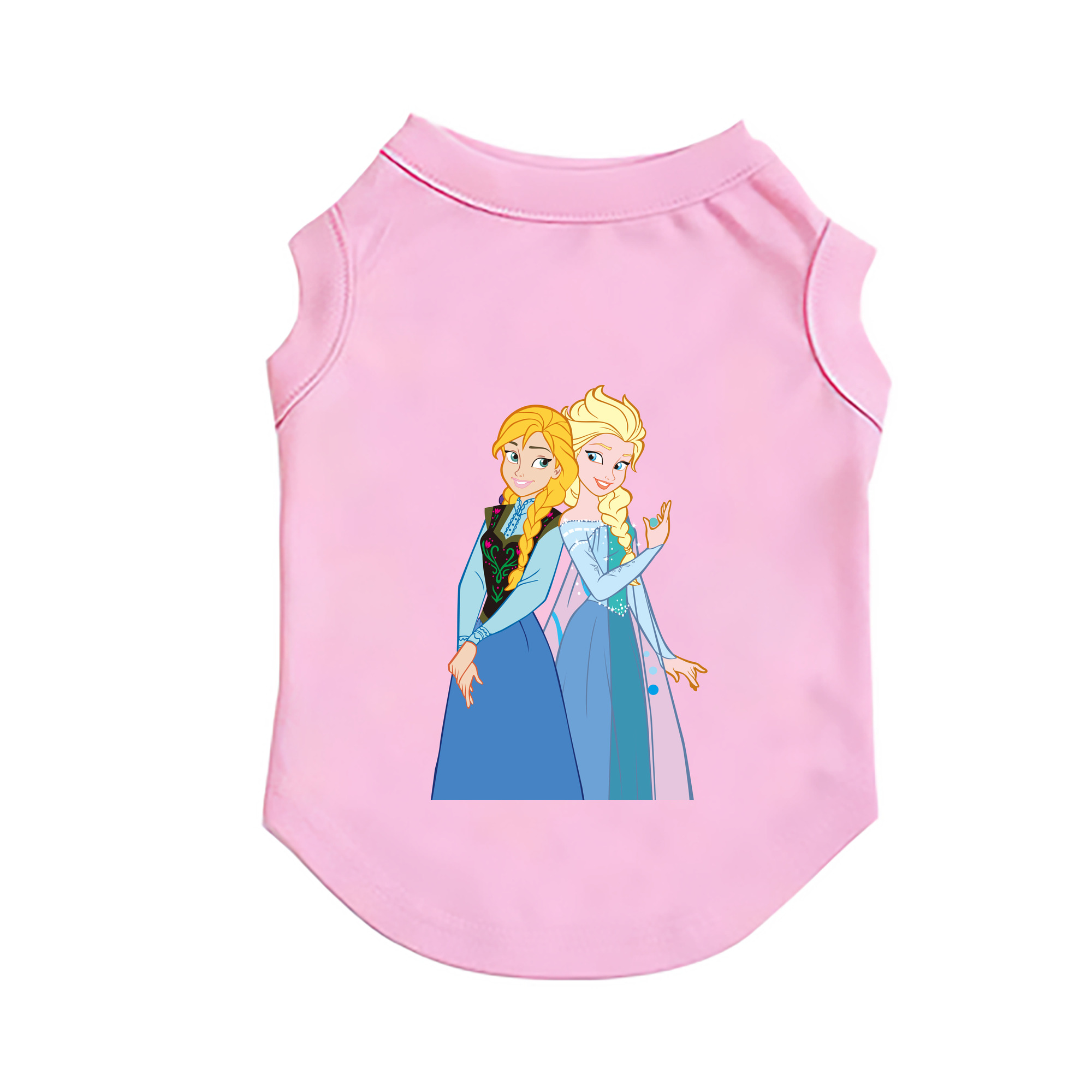 （画像用） アナと雪の女王 アンナ エルサ Frozen Anna Elsa ペット用ベスト