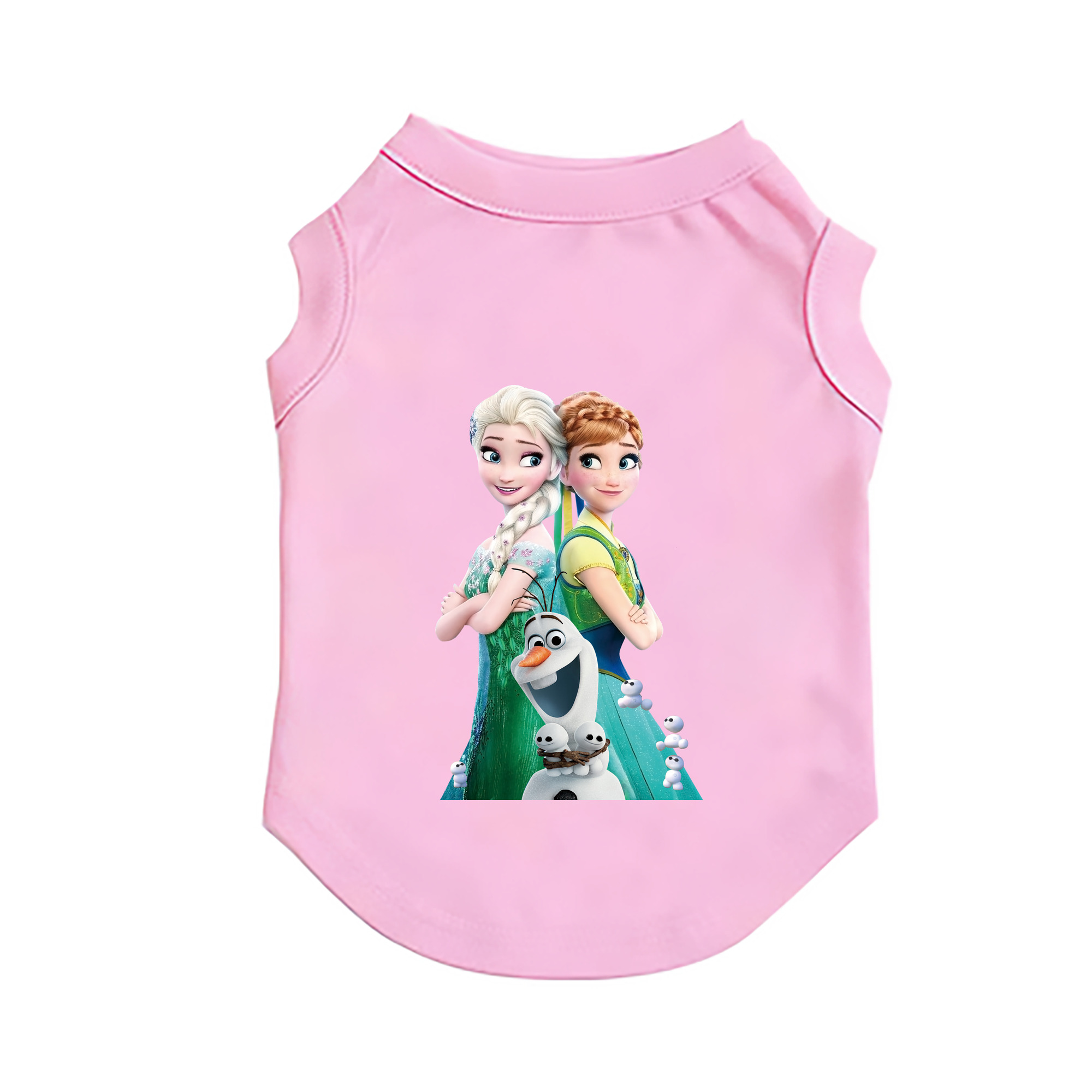 （画像用） アナと雪の女王 アンナ エルサ Frozen Anna Elsa ペット用ベスト