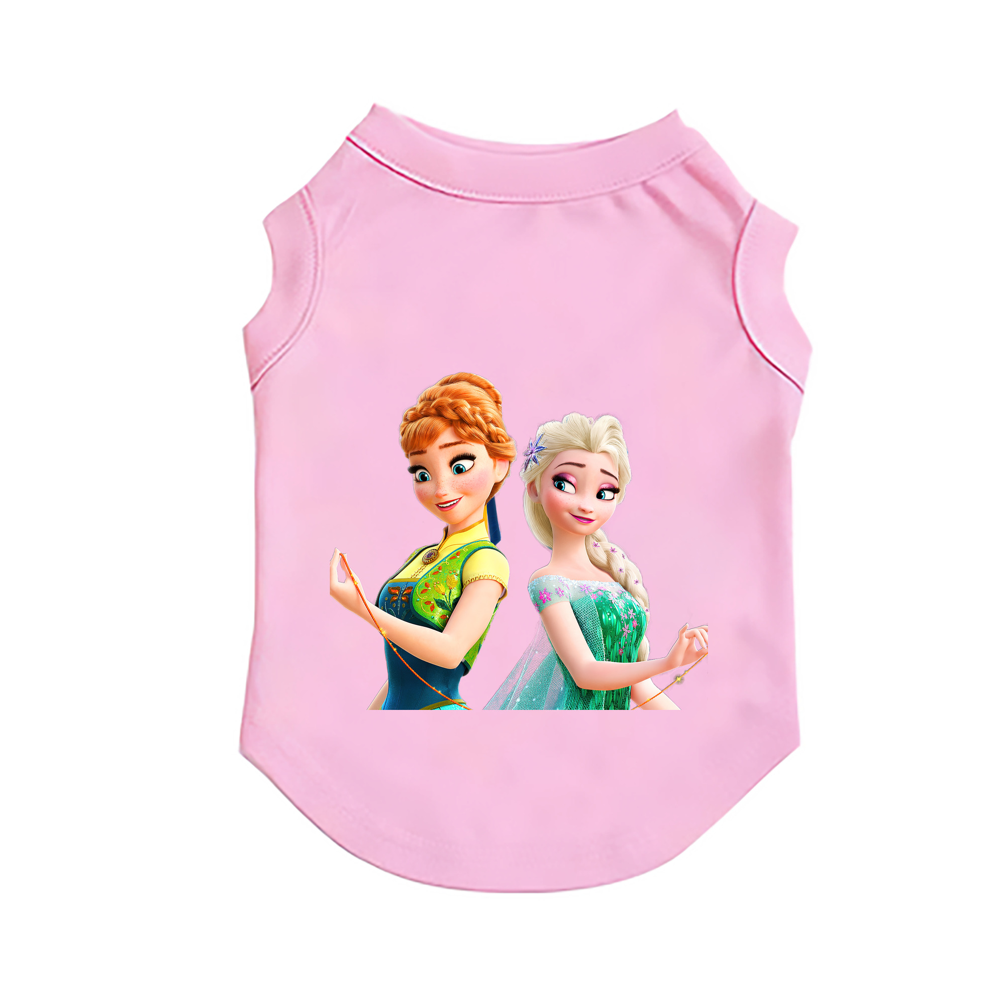 （画像用） アナと雪の女王 アンナ エルサ Frozen Anna Elsa ペット用ベスト