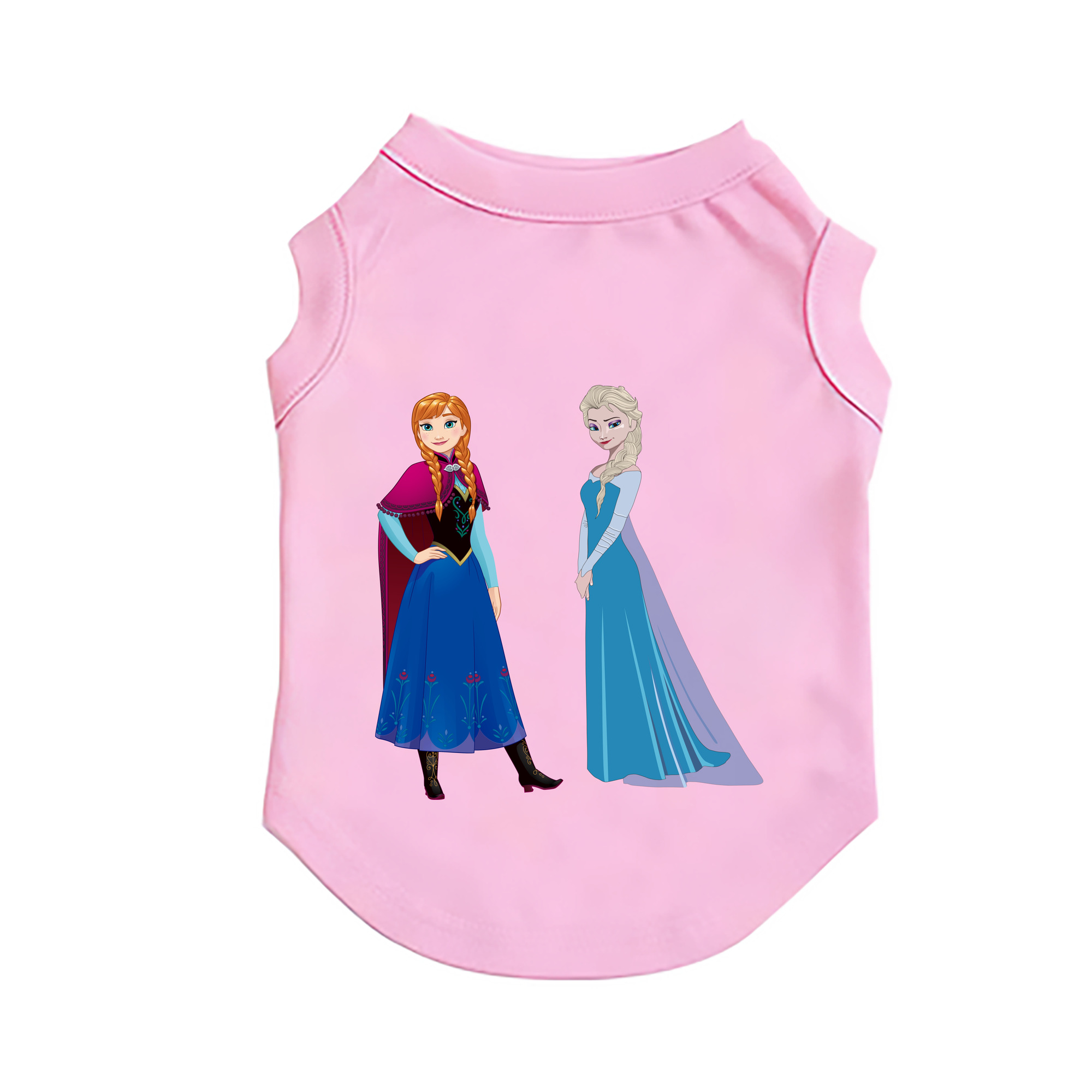 （画像用） アナと雪の女王 アンナ エルサ Frozen Anna Elsa ペット用ベスト