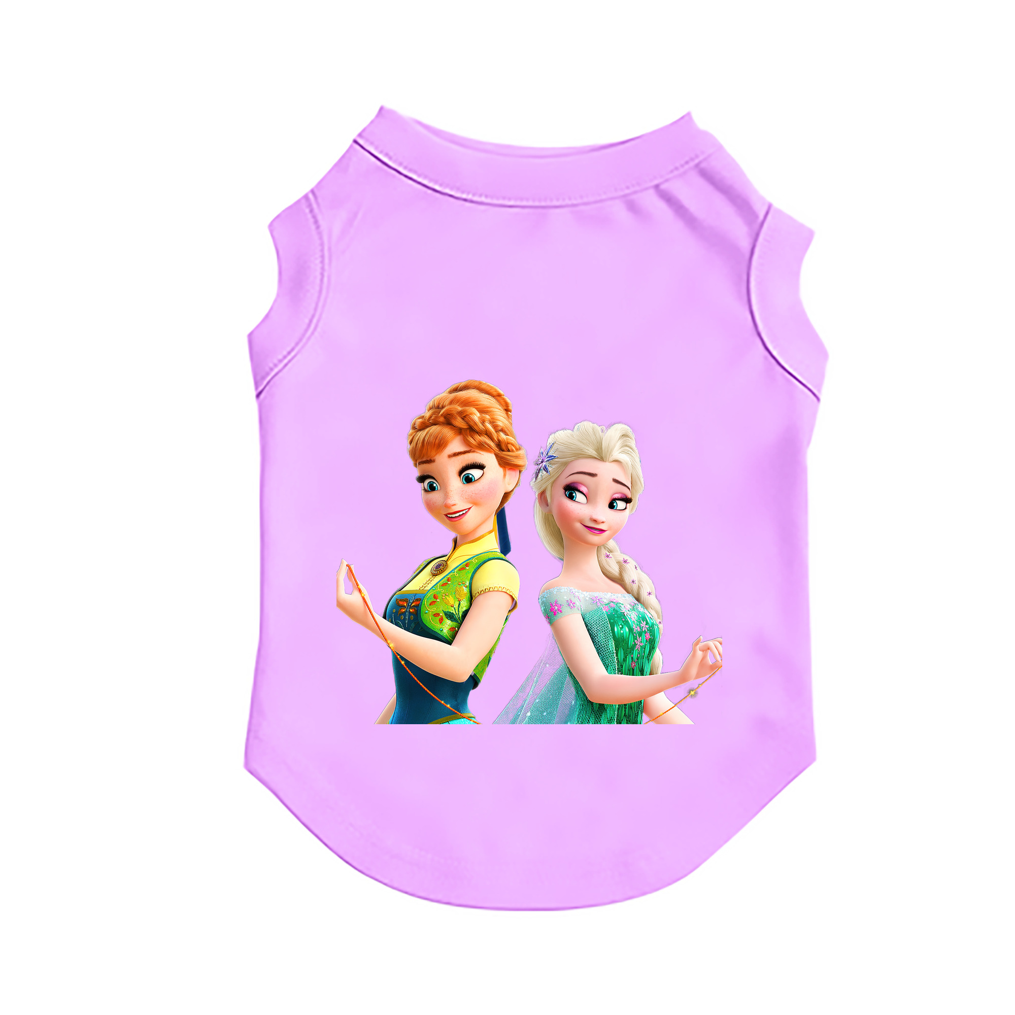 （画像用） アナと雪の女王 アンナ エルサ Frozen Anna Elsa ペット用ベスト