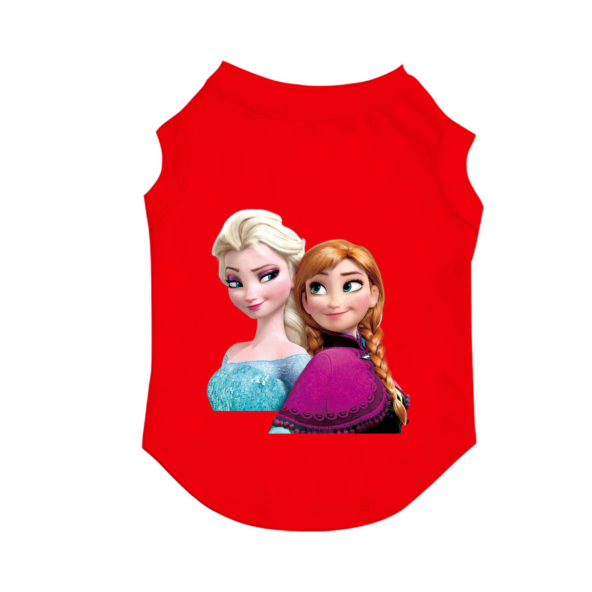 （画像用） アナと雪の女王 アンナ エルサ Frozen Anna Elsa ペット用ベスト
