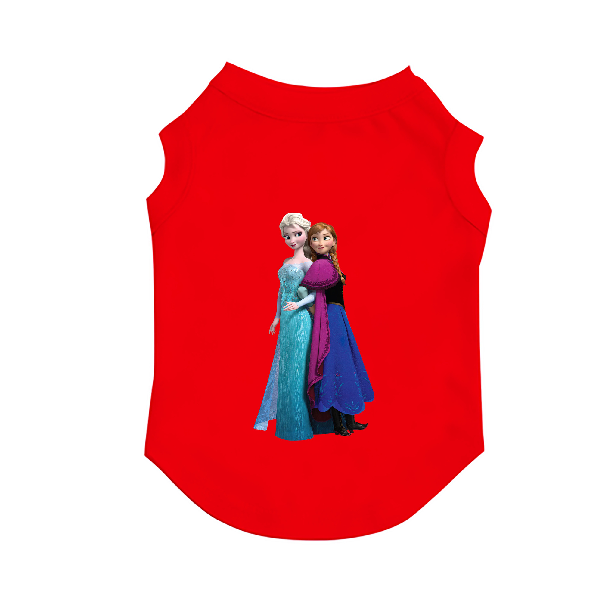 （画像用） アナと雪の女王 アンナ エルサ Frozen Anna Elsa ペット用ベスト