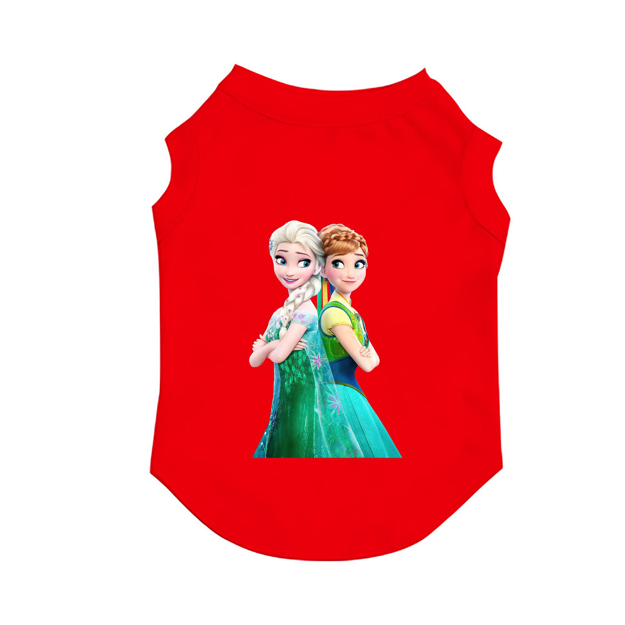 （画像用） アナと雪の女王 アンナ エルサ Frozen Anna Elsa ペット用ベスト