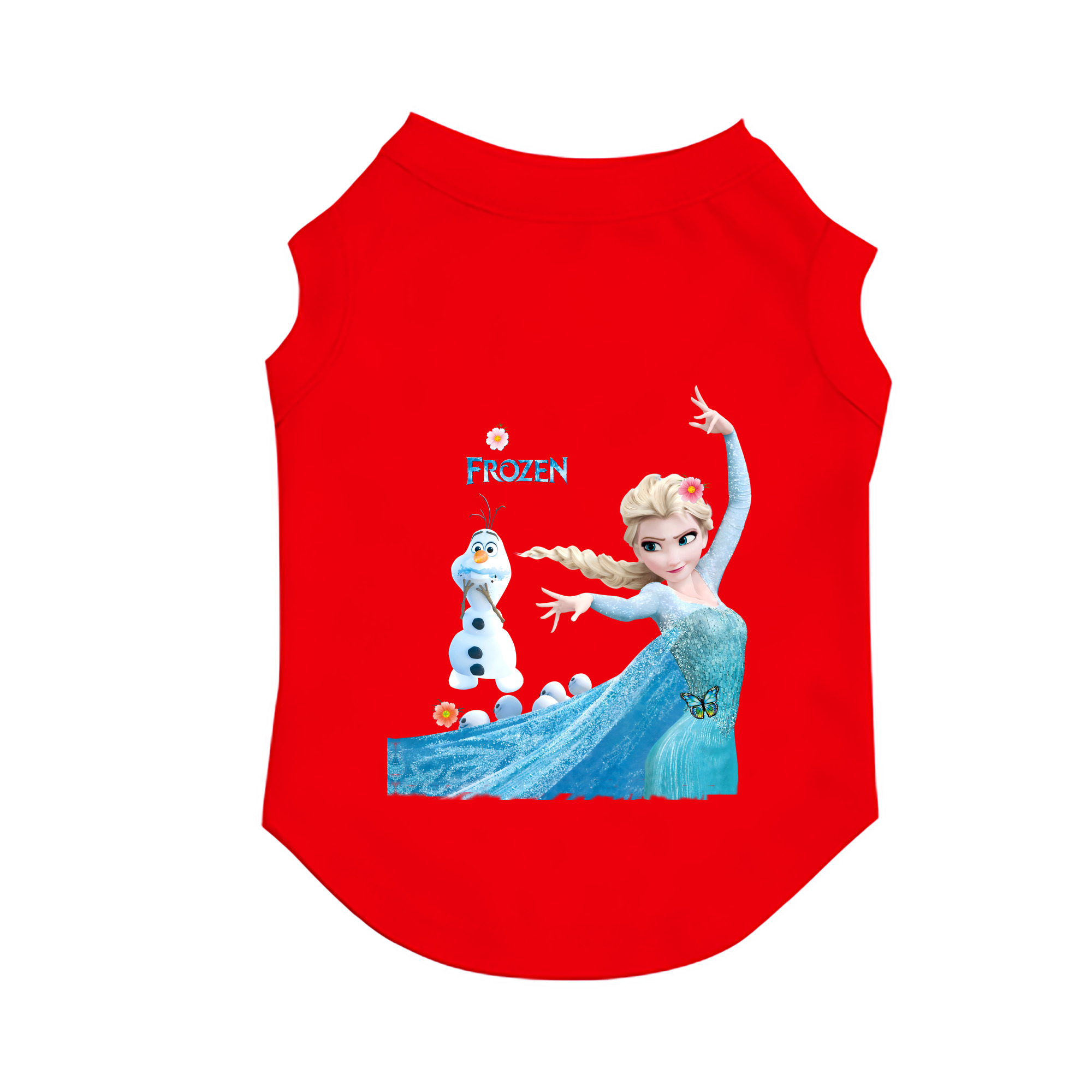 （画像用） アナと雪の女王 アンナ エルサ Frozen Anna Elsa ペット用ベスト