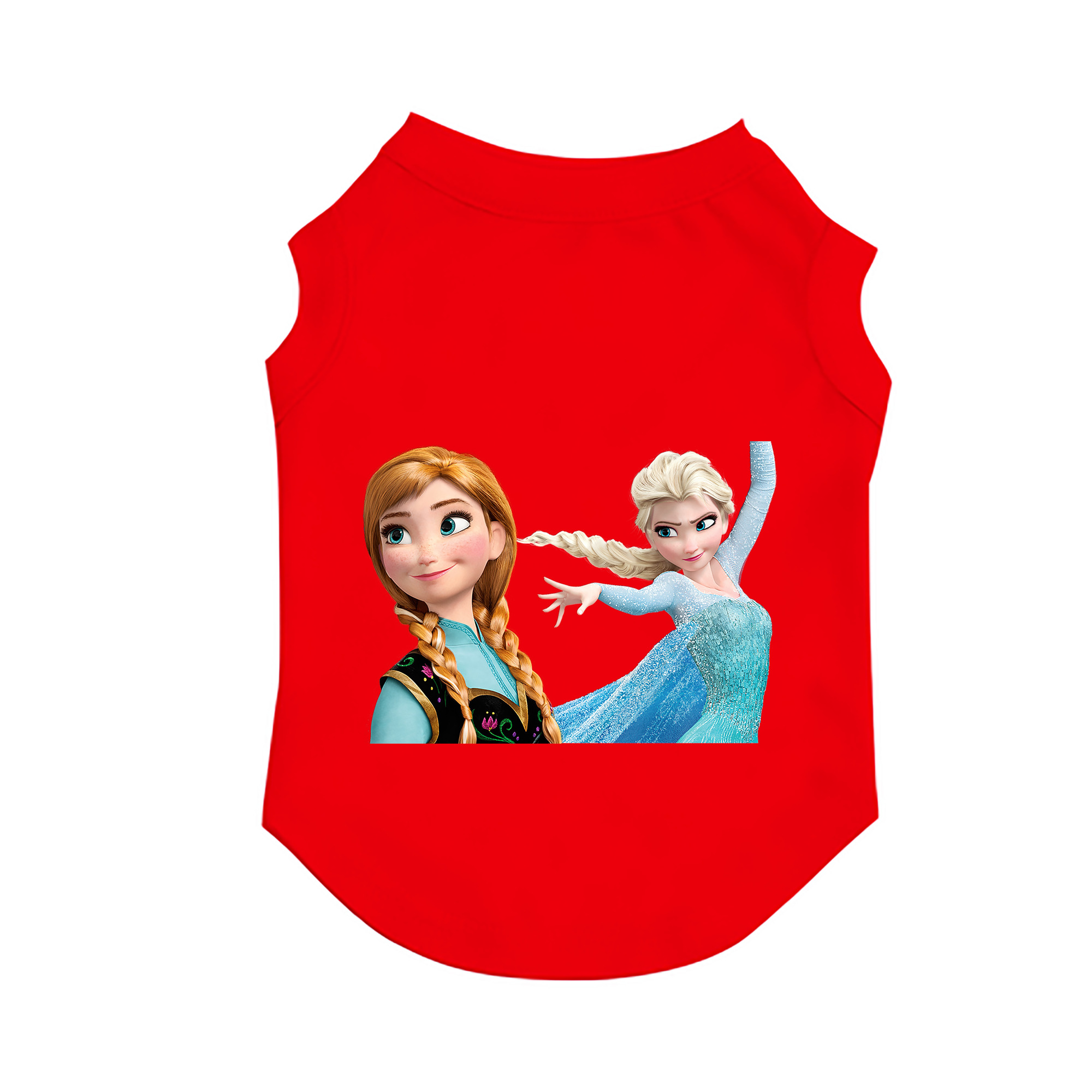 （画像用） アナと雪の女王 アンナ エルサ Frozen Anna Elsa ペット用ベスト