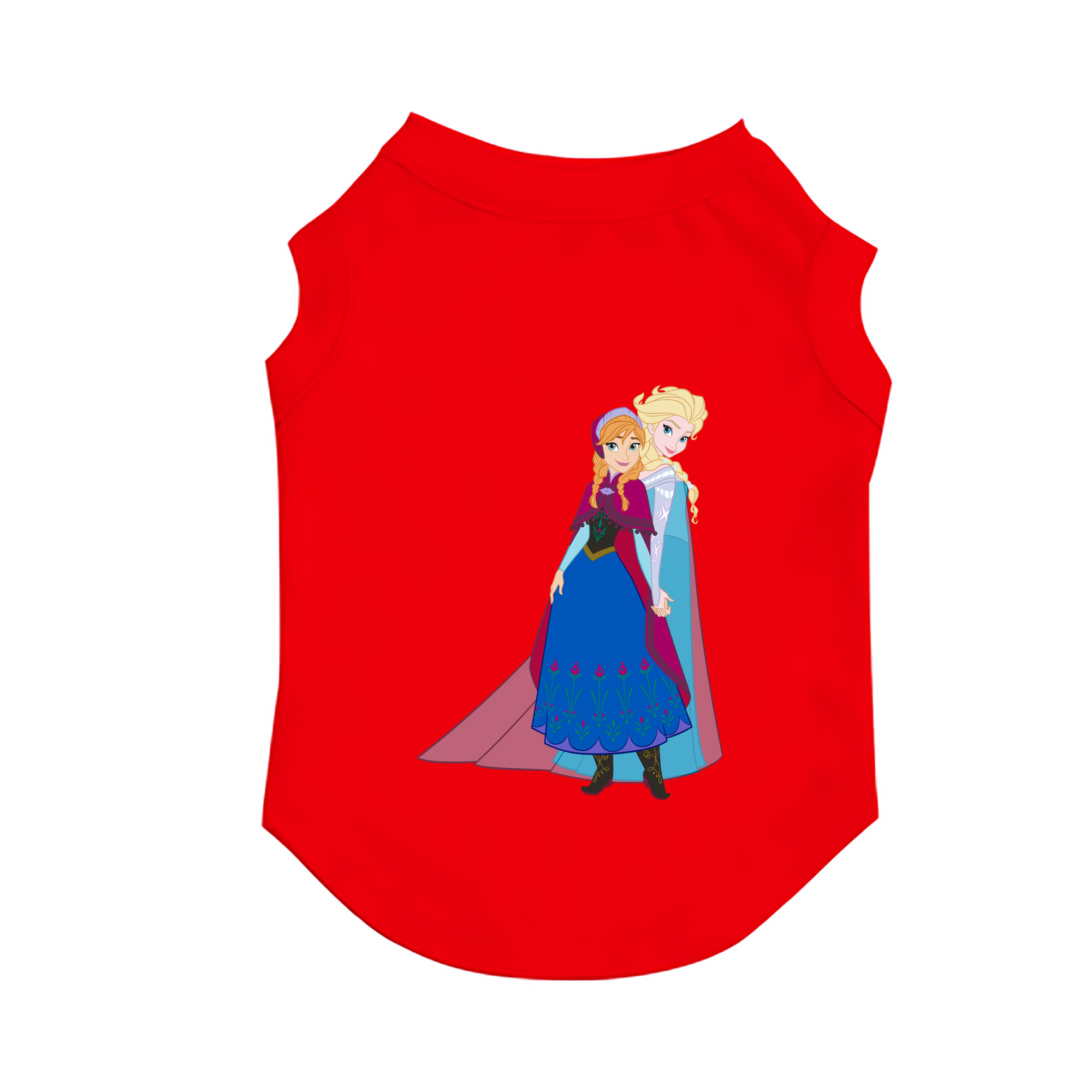 （画像用） アナと雪の女王 アンナ エルサ Frozen Anna Elsa ペット用ベスト