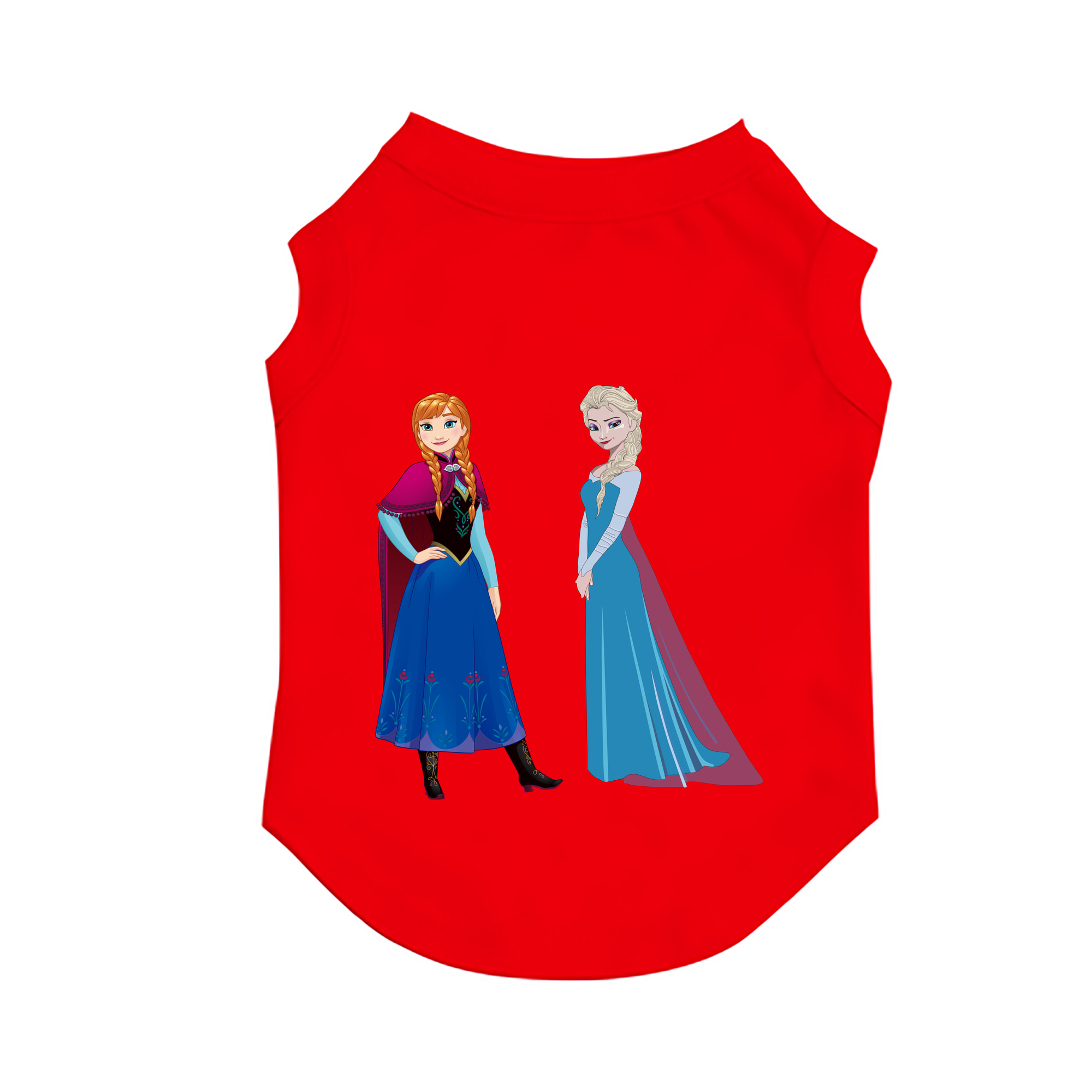 （画像用） アナと雪の女王 アンナ エルサ Frozen Anna Elsa ペット用ベスト
