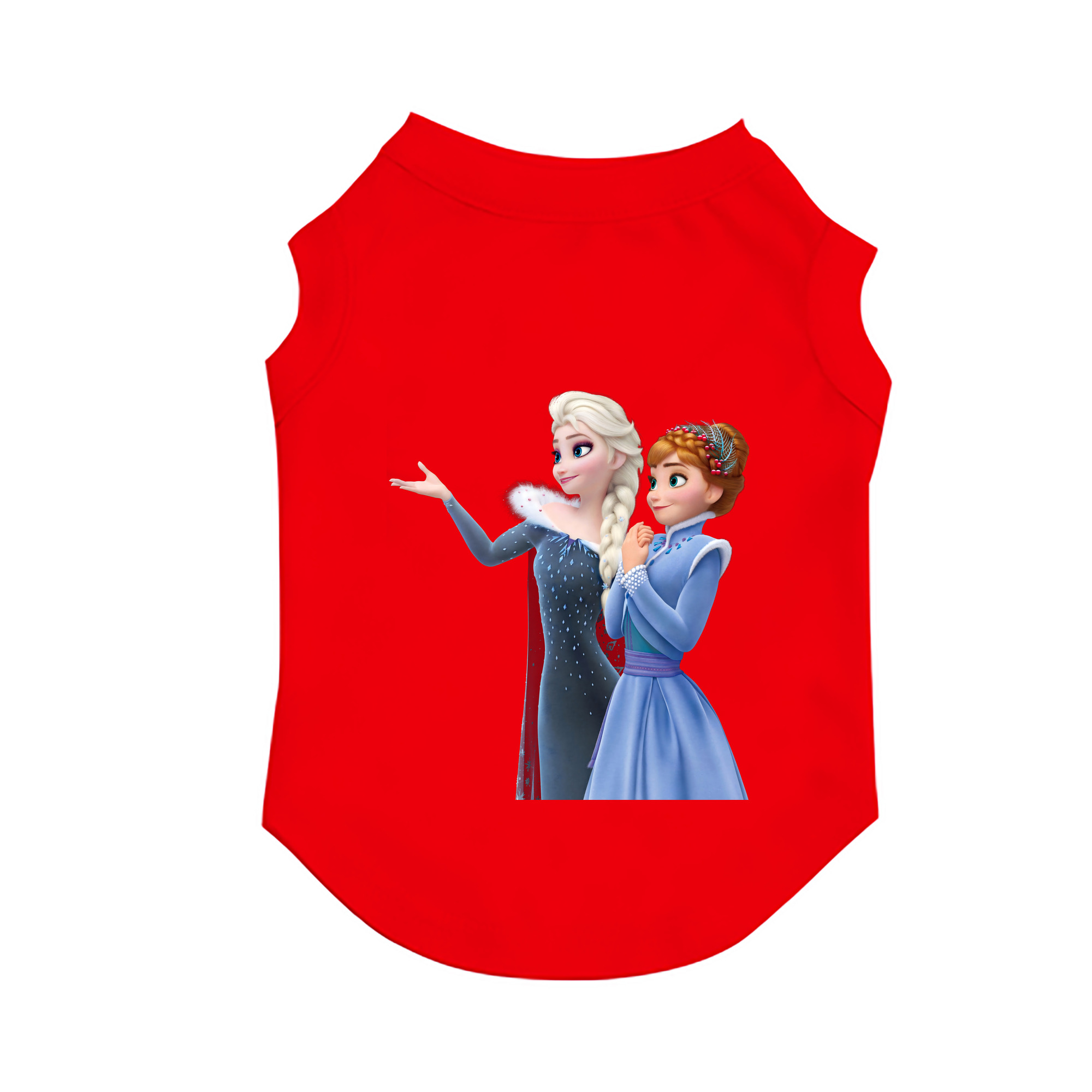 （画像用） アナと雪の女王 アンナ エルサ Frozen Anna Elsa ペット用ベスト