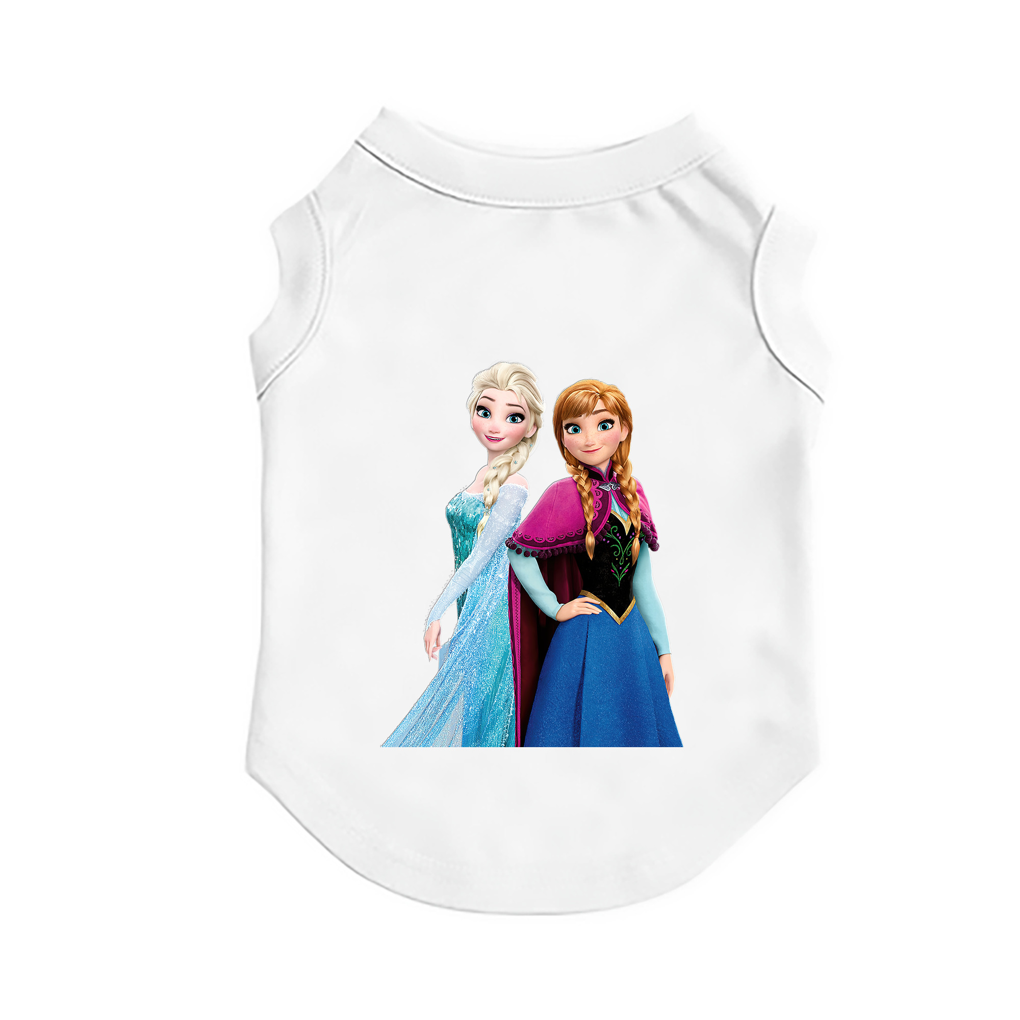 （画像用） アナと雪の女王 アンナ エルサ Frozen Anna Elsa ペット用ベスト