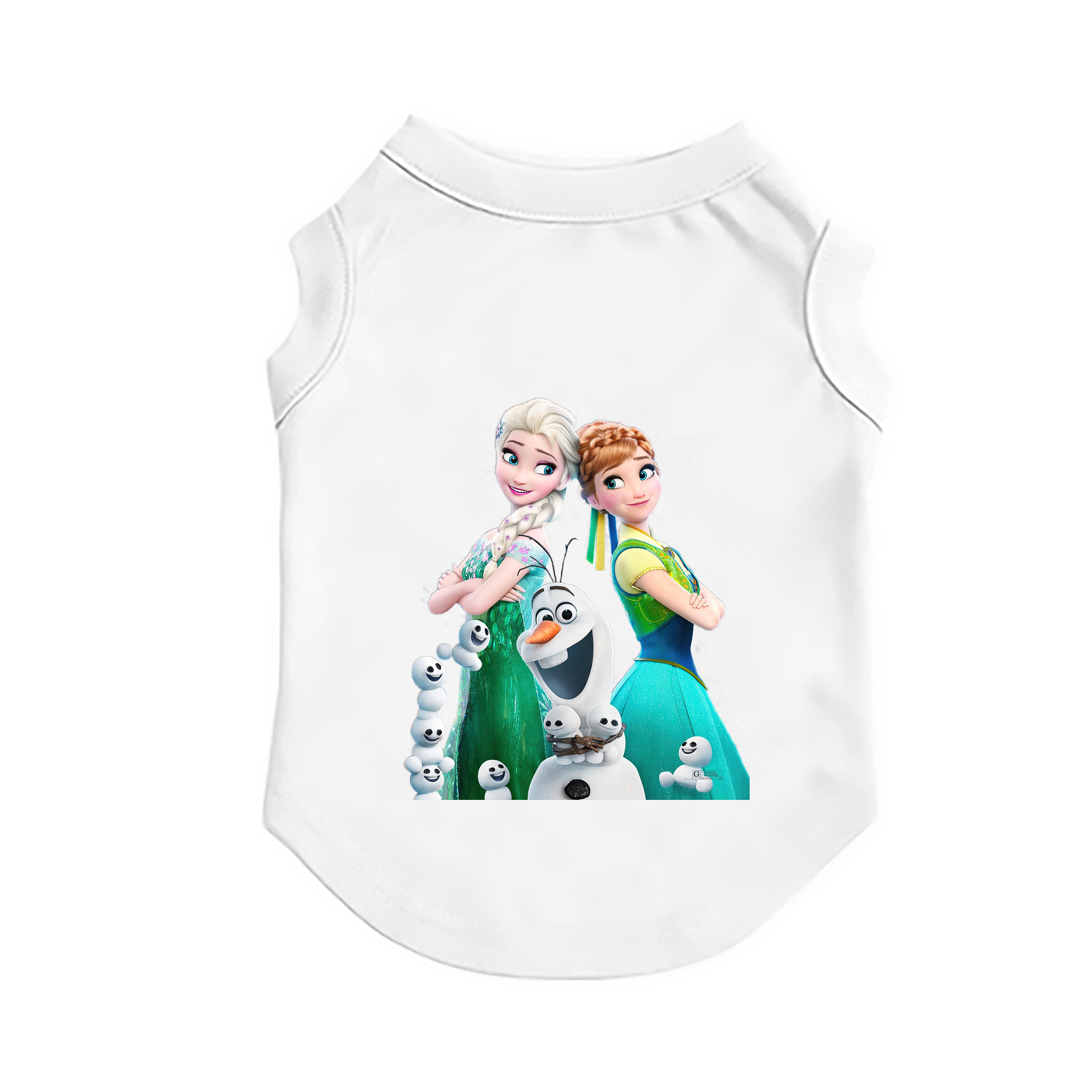 （画像用） アナと雪の女王 アンナ エルサ Frozen Anna Elsa ペット用ベスト