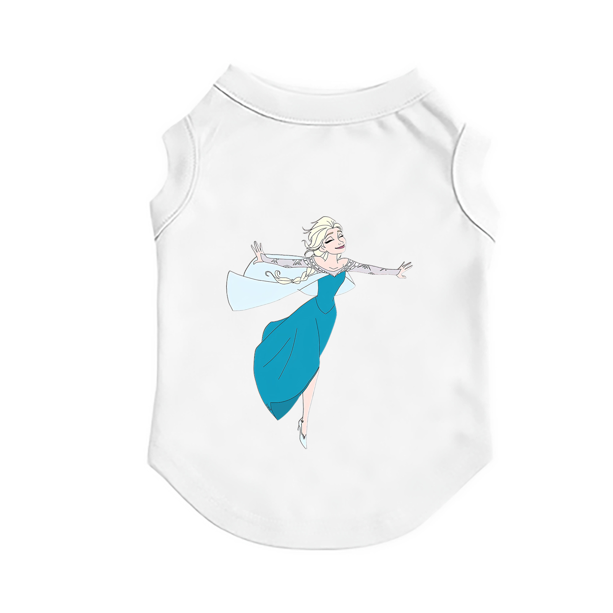 （画像用） アナと雪の女王 アンナ エルサ Frozen Anna Elsa ペット用ベスト