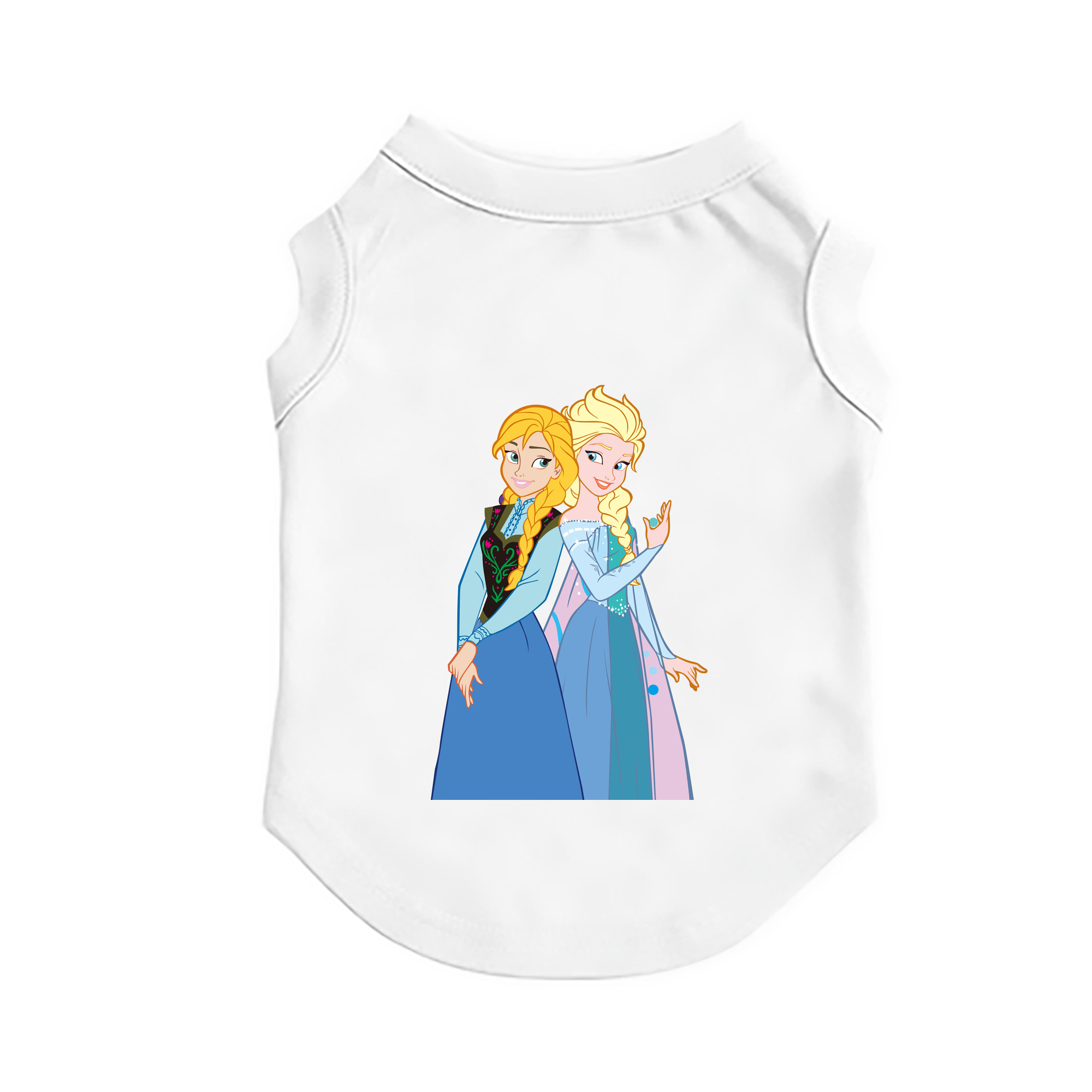 （画像用） アナと雪の女王 アンナ エルサ Frozen Anna Elsa ペット用ベスト