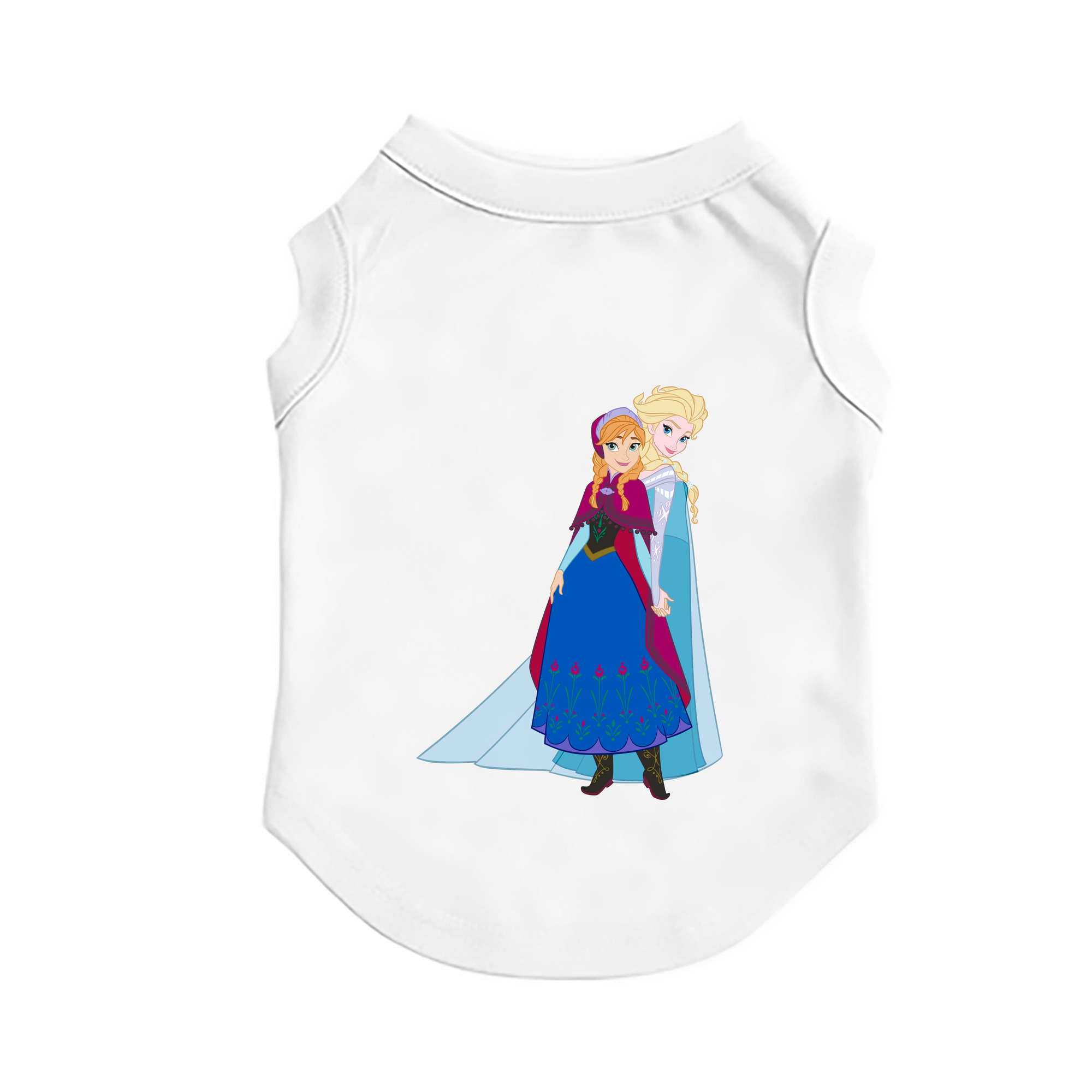 （画像用） アナと雪の女王 アンナ エルサ Frozen Anna Elsa ペット用ベスト