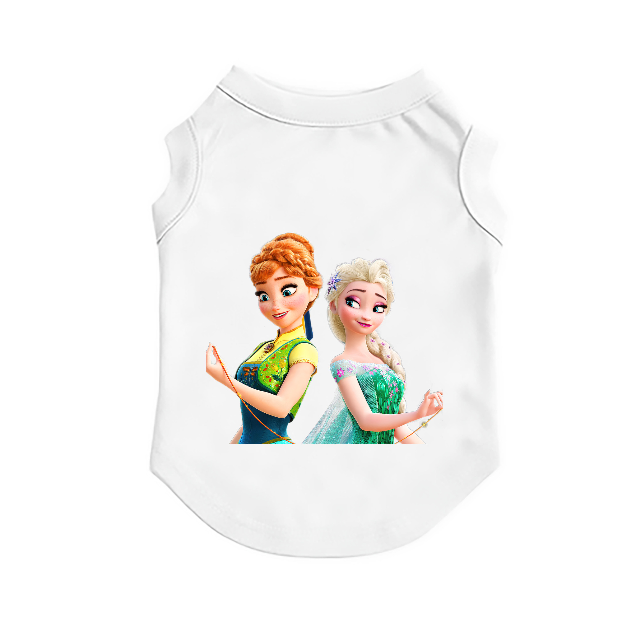 （画像用） アナと雪の女王 アンナ エルサ Frozen Anna Elsa ペット用ベスト