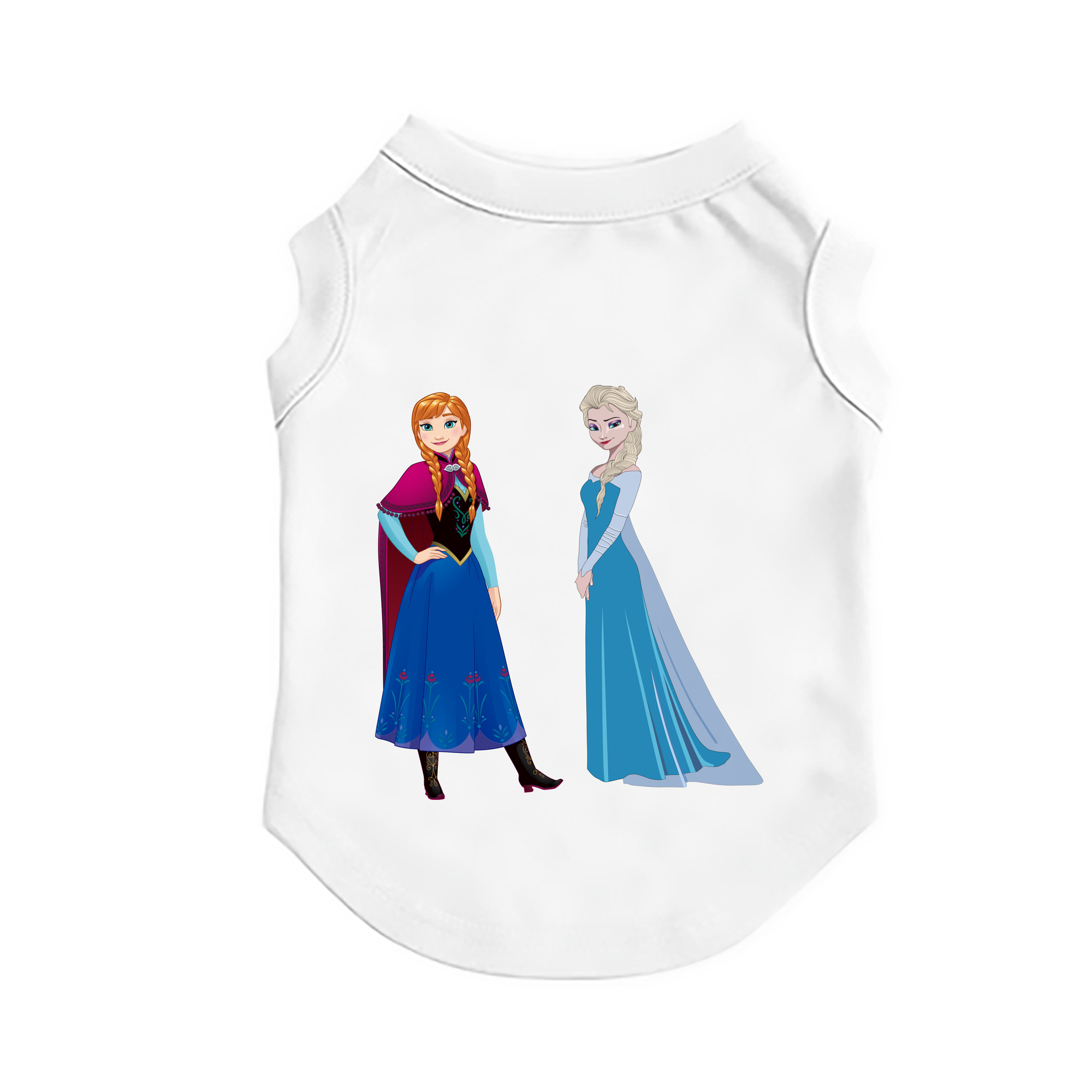 （画像用） アナと雪の女王 アンナ エルサ Frozen Anna Elsa ペット用ベスト