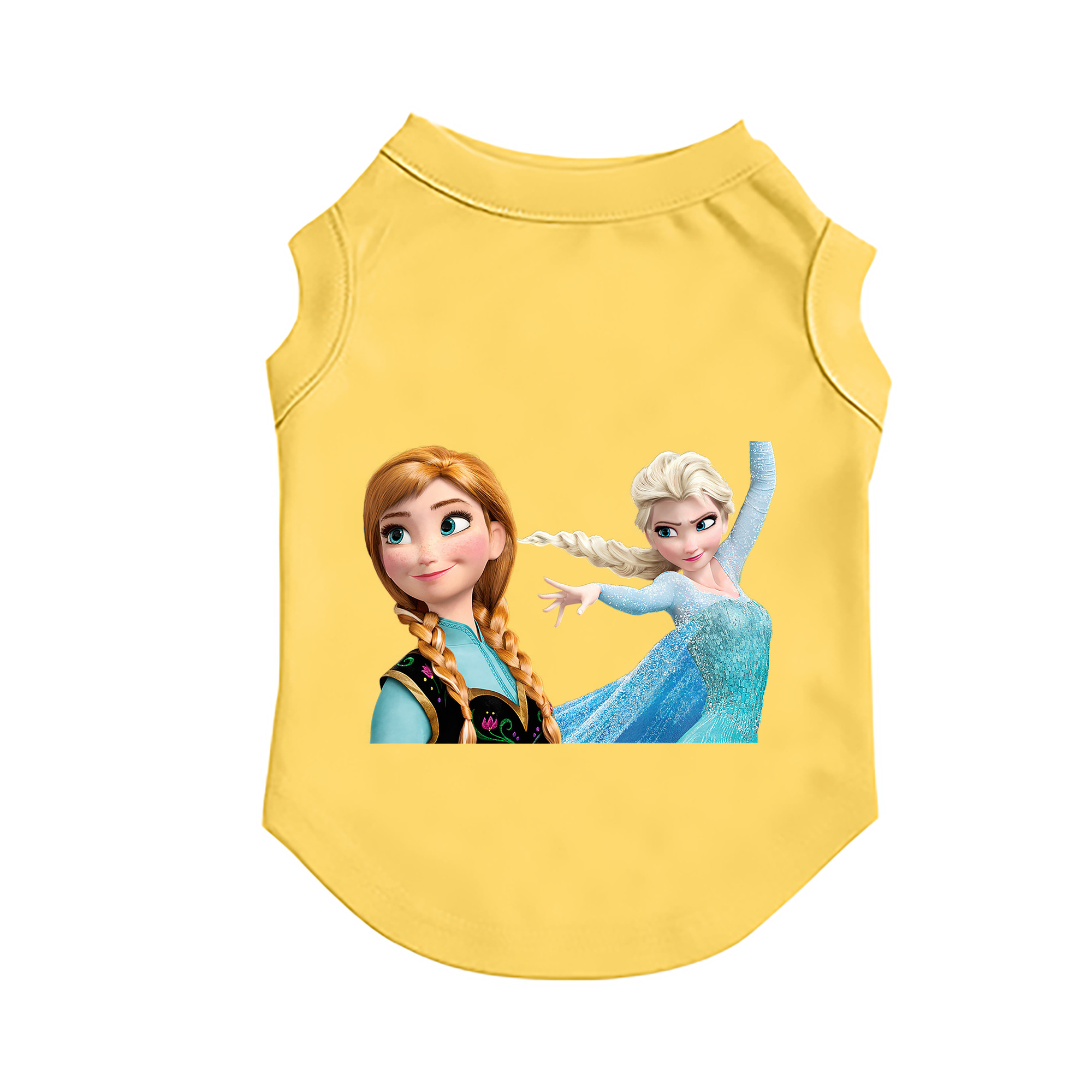 （画像用） アナと雪の女王 アンナ エルサ Frozen Anna Elsa ペット用ベスト