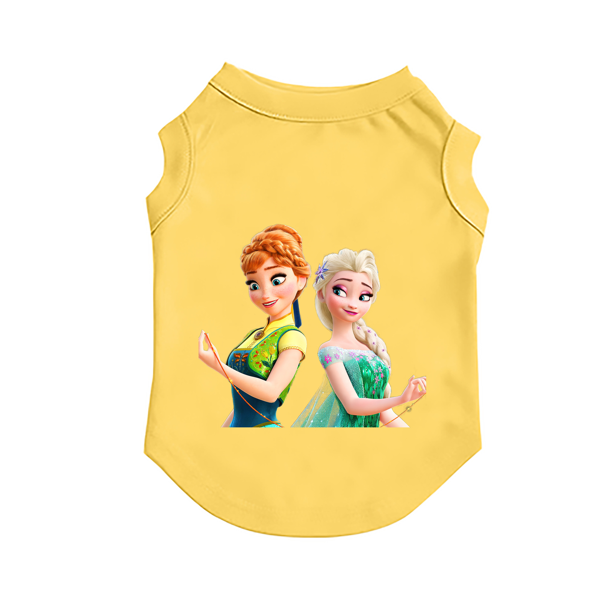 （画像用） アナと雪の女王 アンナ エルサ Frozen Anna Elsa ペット用ベスト