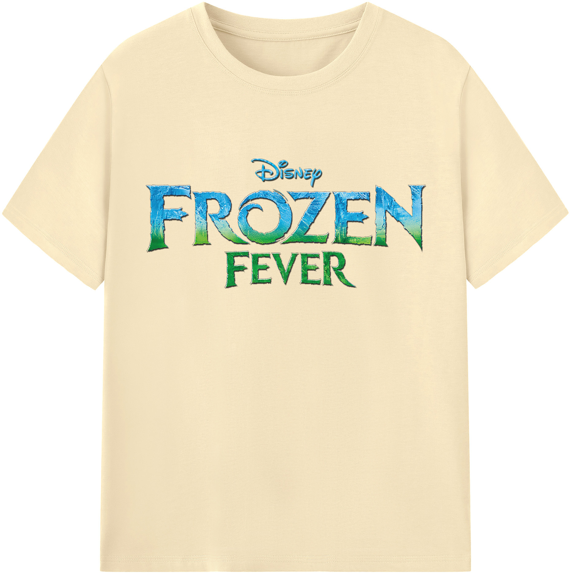 （画像用） アナと雪の女王 アンナ エルサ Frozen Anna Elsa 綿100％半袖Tシャツ（フロントプリント）