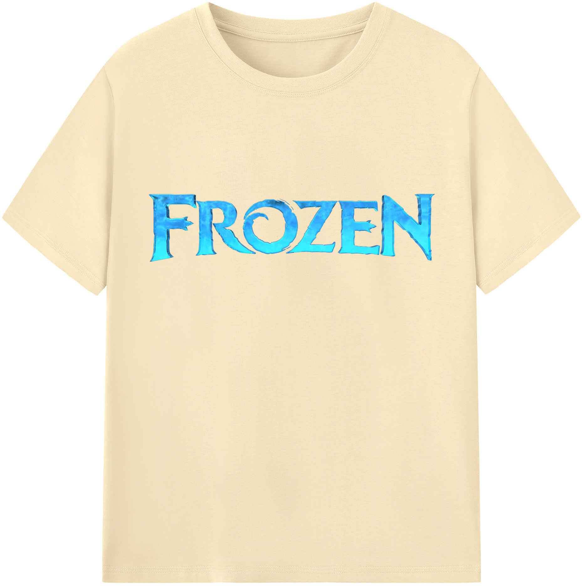 （画像用） アナと雪の女王 アンナ エルサ Frozen Anna Elsa 綿100％半袖Tシャツ（フロントプリント）