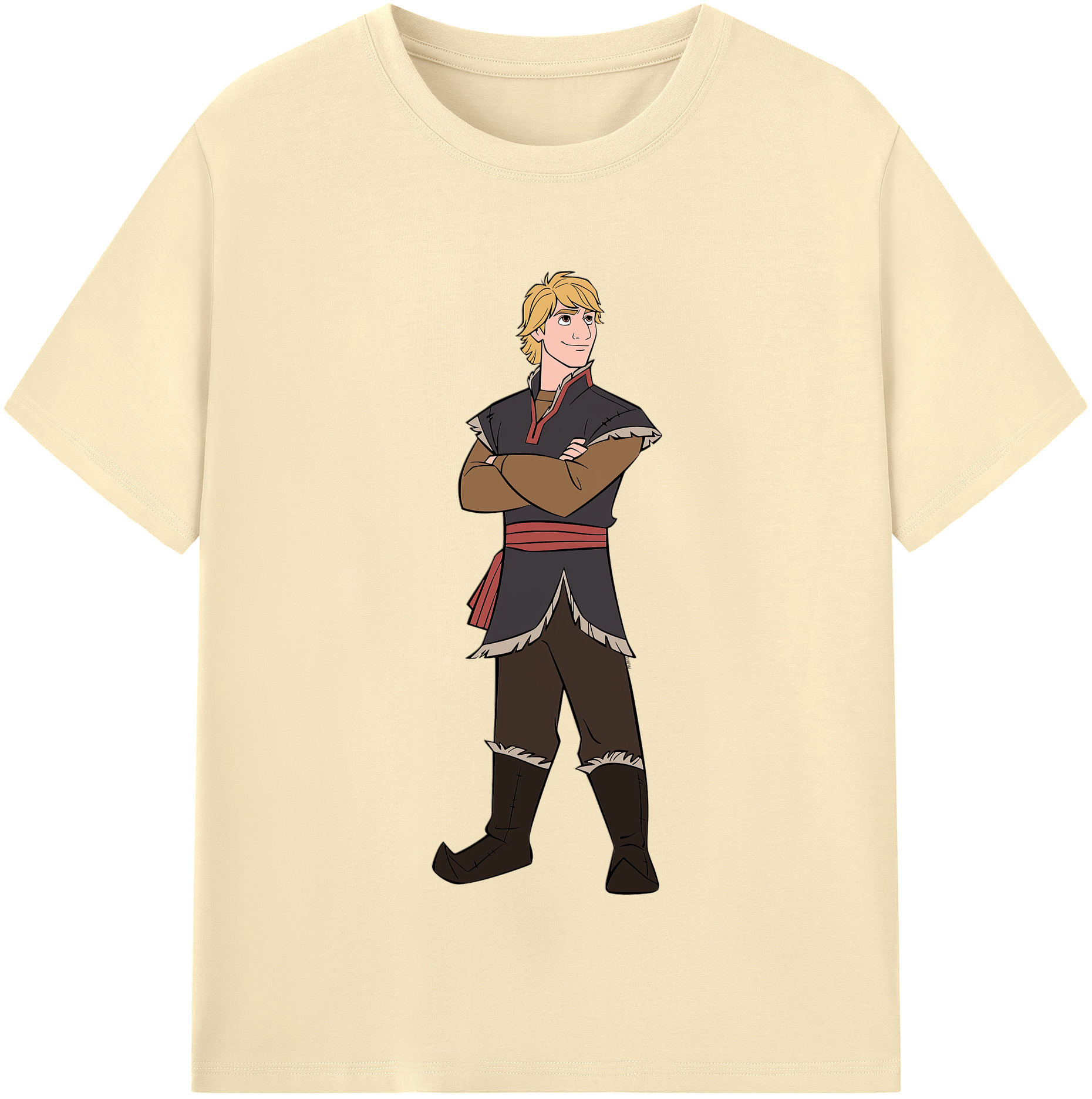 （画像用） アナと雪の女王 アンナ エルサ Frozen Anna Elsa 綿100％半袖Tシャツ（フロントプリント）