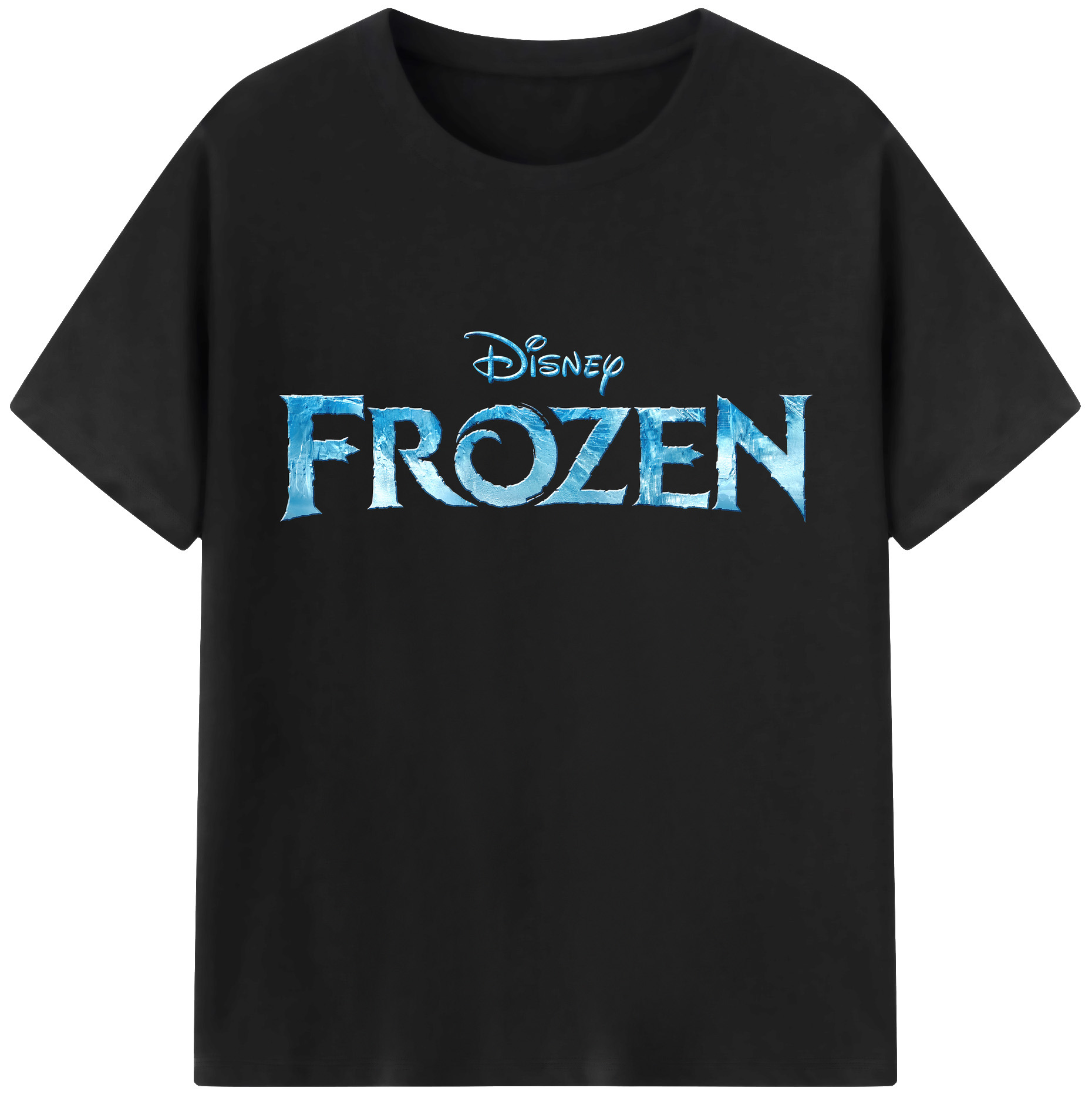 （画像用） アナと雪の女王 アンナ エルサ Frozen Anna Elsa 綿100％半袖Tシャツ（フロントプリント）