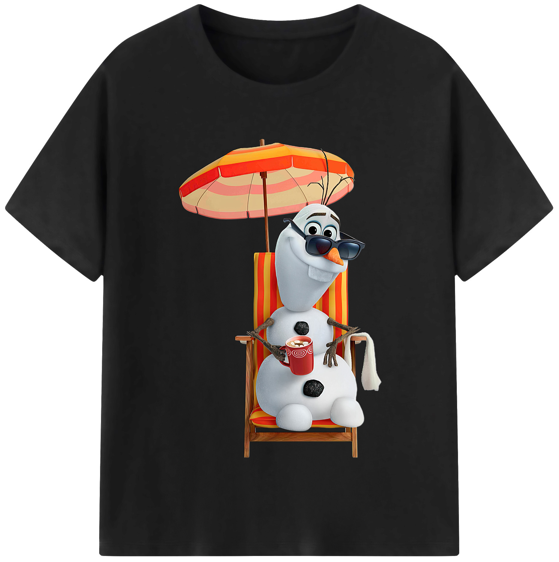 （画像用） アナと雪の女王 アンナ エルサ Frozen Anna Elsa 綿100％半袖Tシャツ（フロントプリント）